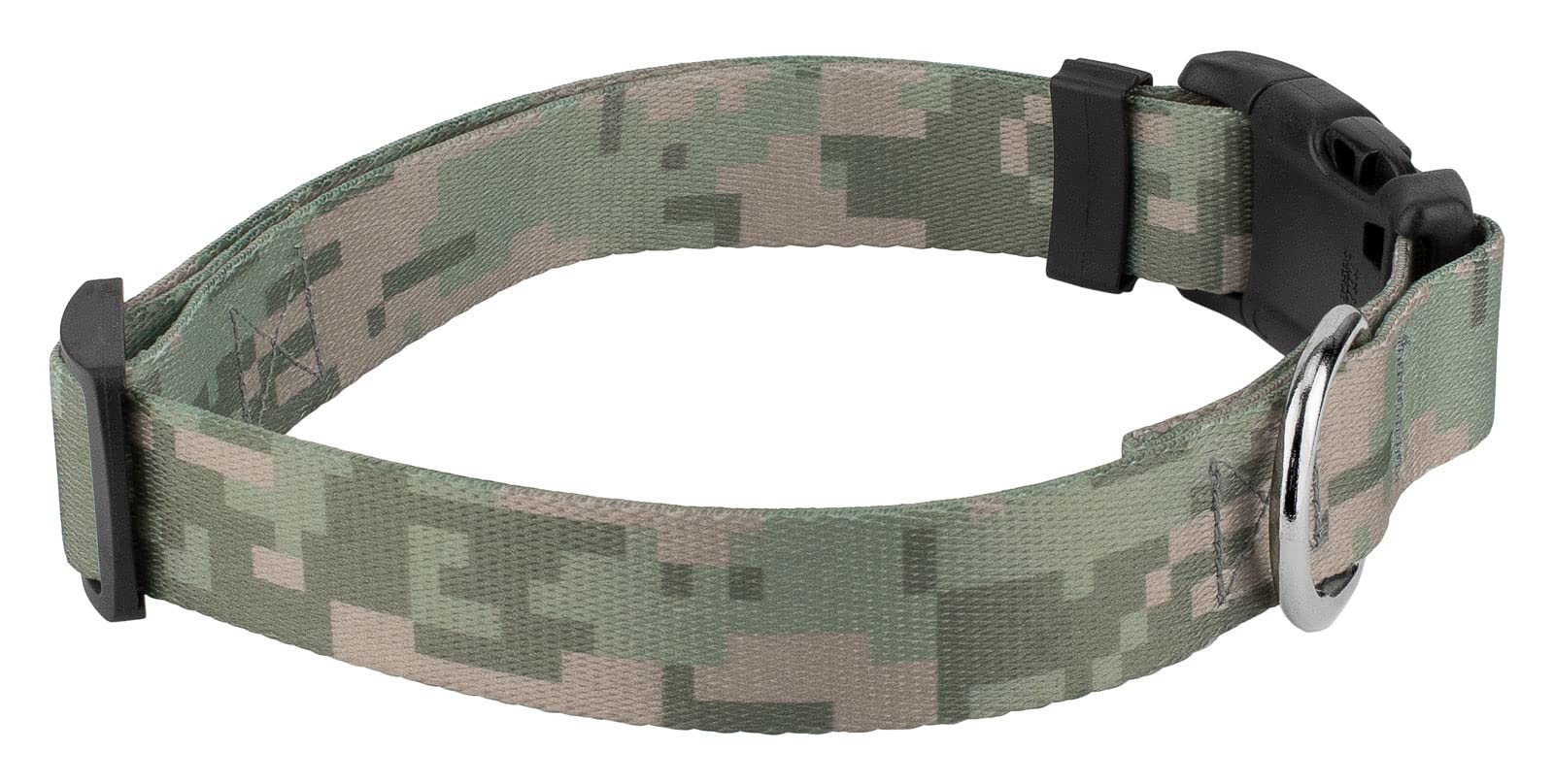 Country Brook Petz - Digital Camo Deluxe Dog Collar - Made In The U.S.A.- Camouflage Collection With 16 Rugged Designs (1/2 Inch