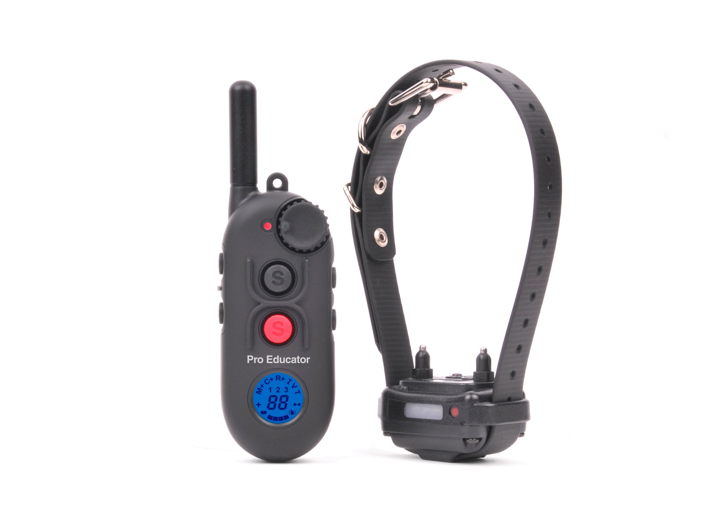 E-Collar - Pe-900-1/2 Mile Remote Rechargeable Waterproof Trainer Pro Educator - Static, Vibration And Sound Stimulation Collar