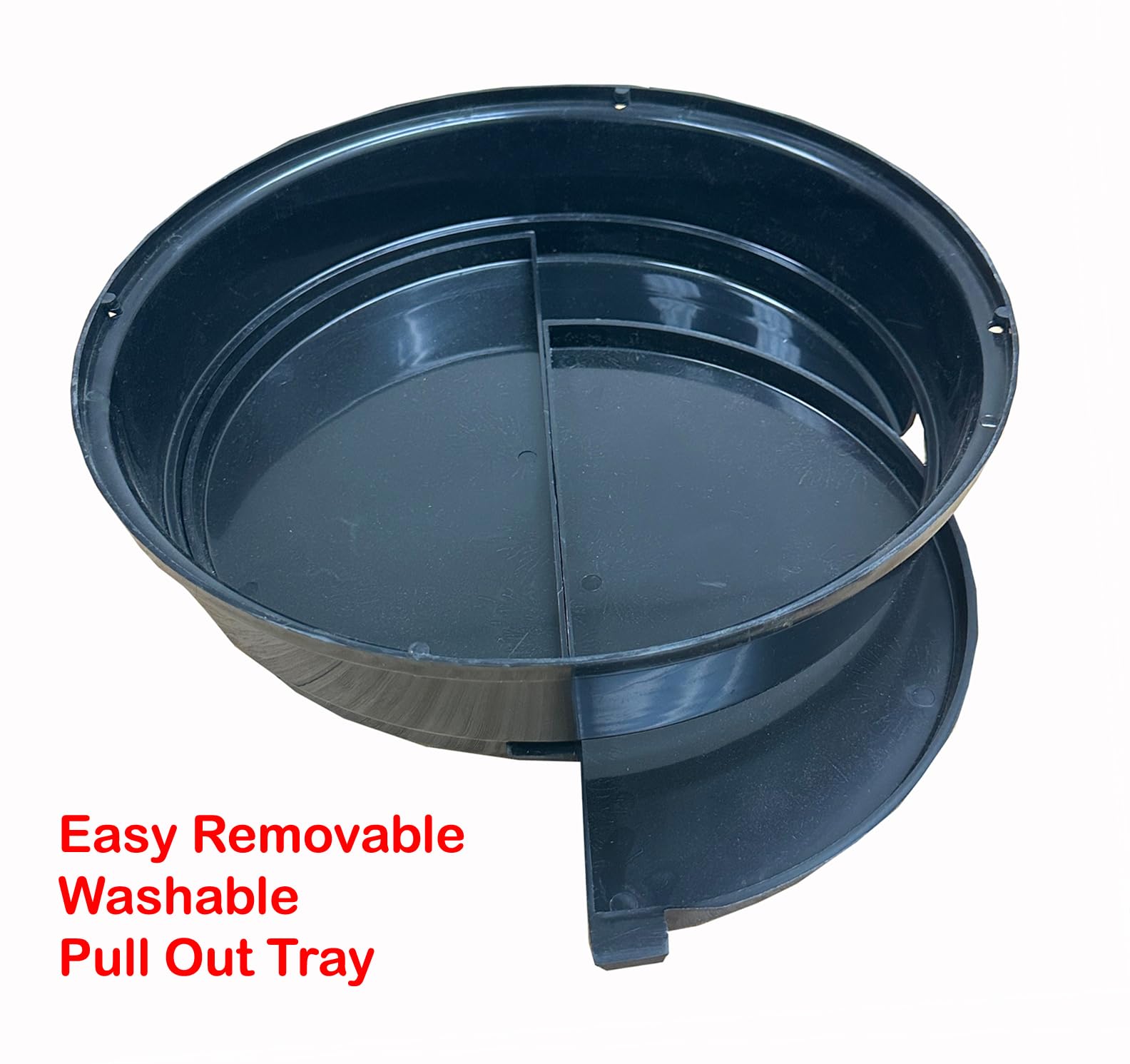 Round Bird Cage For Small Size Birds Flight, Cockatiel Lovebird Finches Canary Parakeet Aviary Budgie (13' D X 25' H, Black)