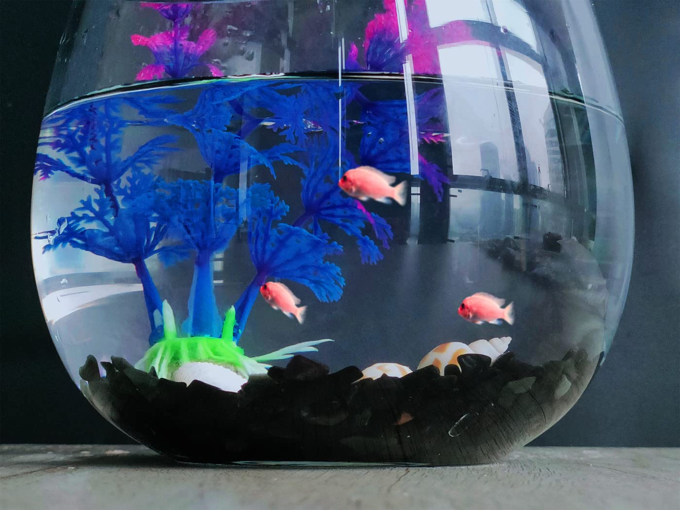 ZHIYUXI Obsidian Crystal Vase Filler Crystal Chips Stone for Decoration Succulent Plants Vase Fish Tank Gravel Crushed Crystals