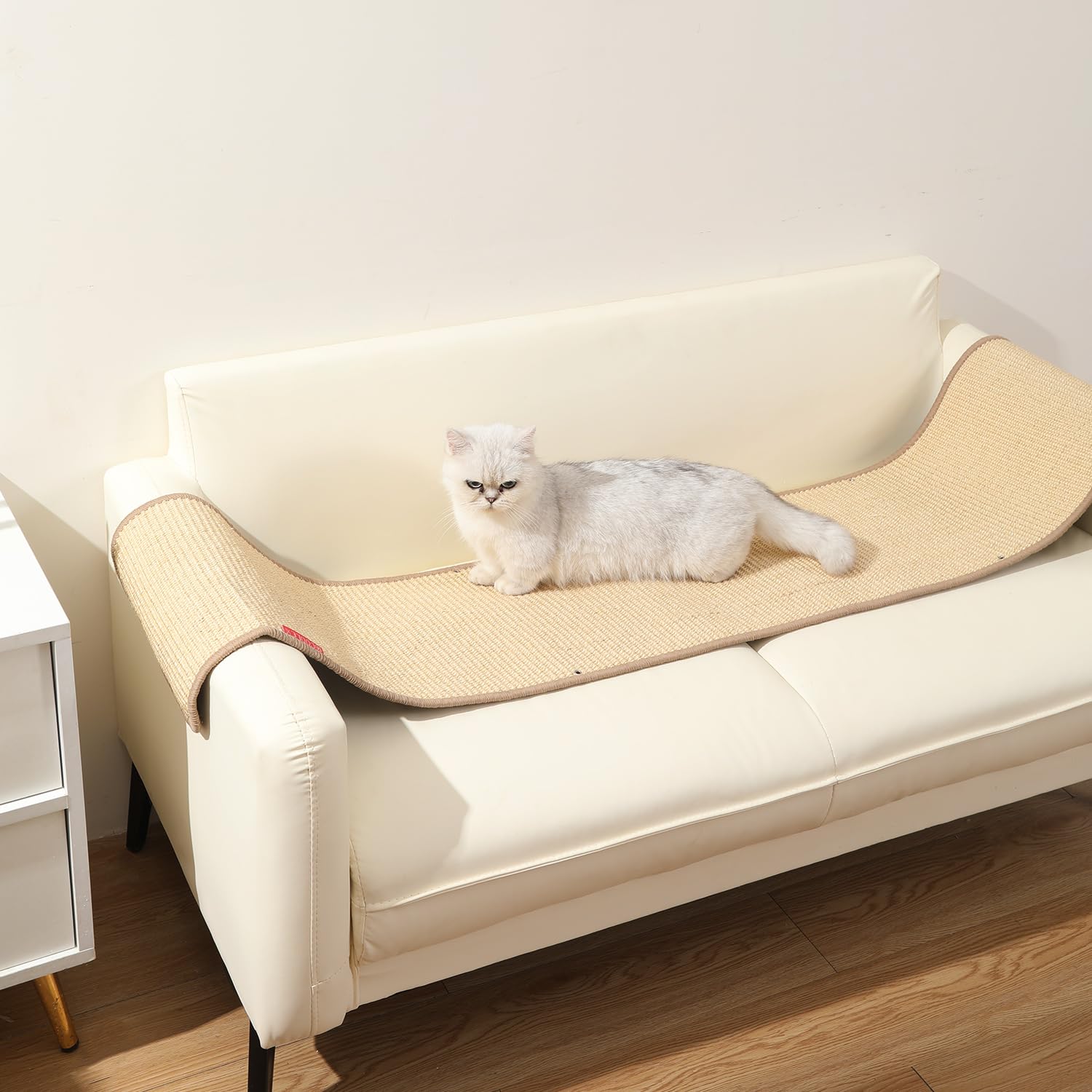 66.93X13.38X0.32 Inch Thickened Cat Wall Scratcher Carpet, Cat Climbing Wall, Durable Cat Wall Furniture, Tall Cat Scratching Po