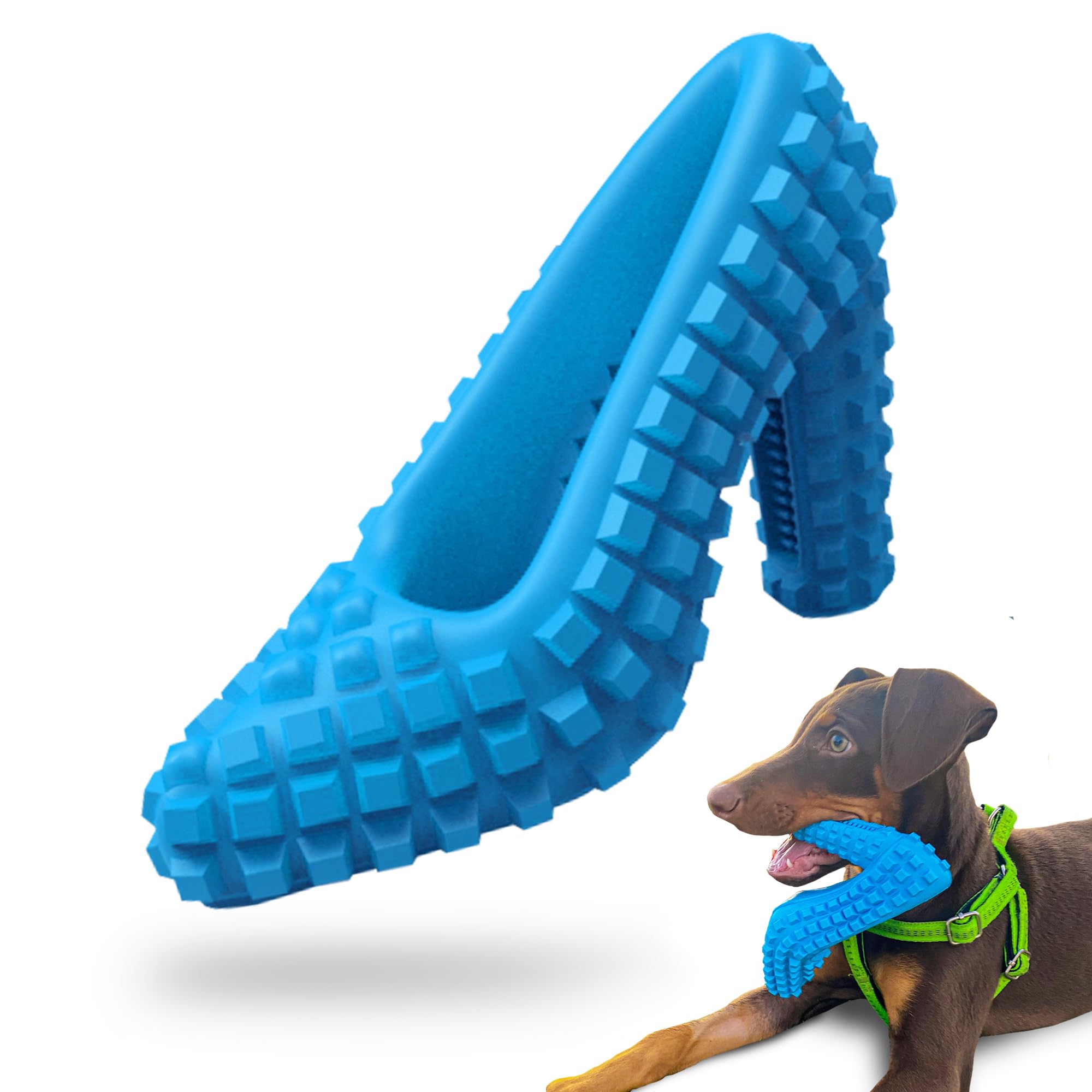 Dog Chew Toys For Aggressive Chewers - Treat Dispensing Chew Shoe Interactive Small Medium Dog Puzzle Toys, Dog Chew Enrichment Toys For Boredom And Brain Stimulating Game Keeps Them Engaged