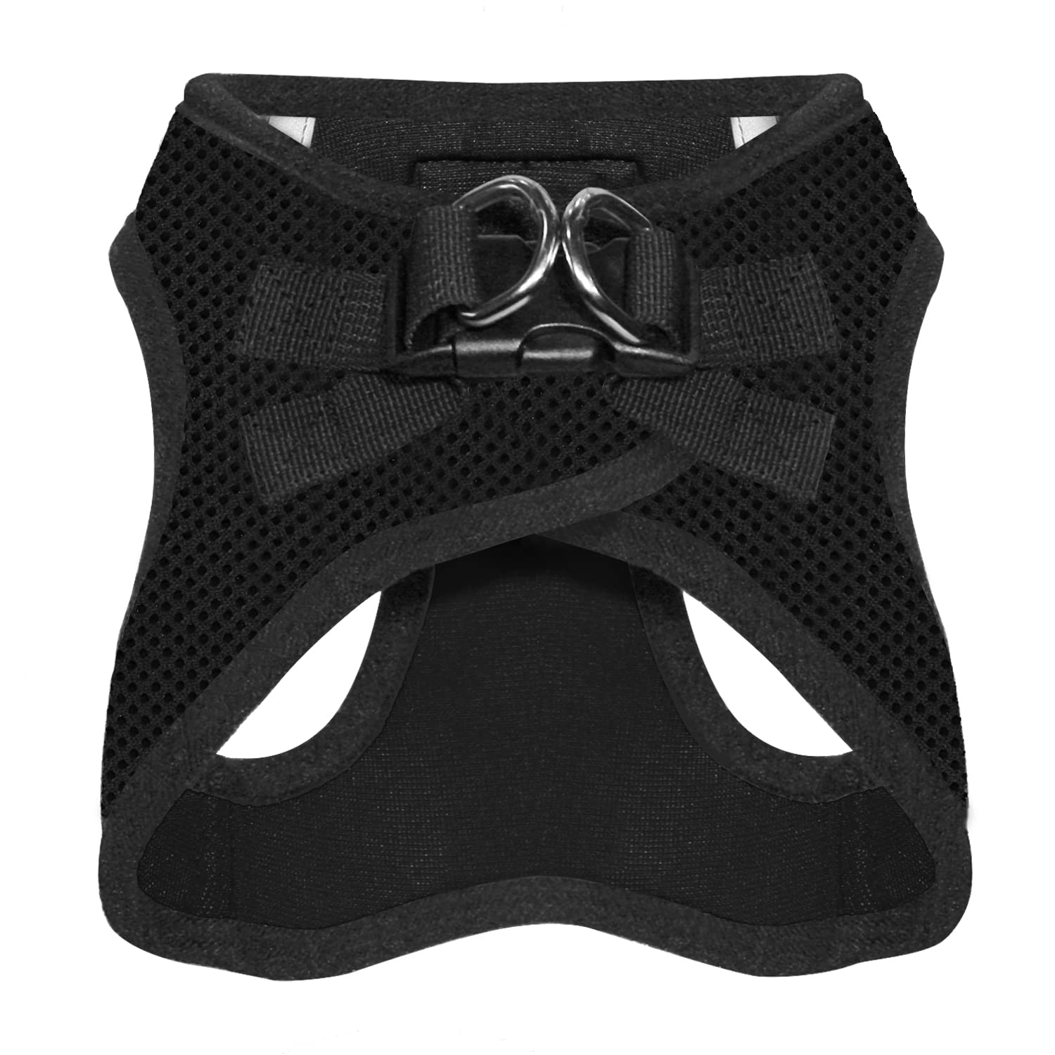 Voyager Step-In Air Dog Harness - All Weather Mesh Step In Vest Harness For Small And Medium Dogs And Cats By Best Pet Supplies - Harness (Black), Xs (Chest: 13-14.5')