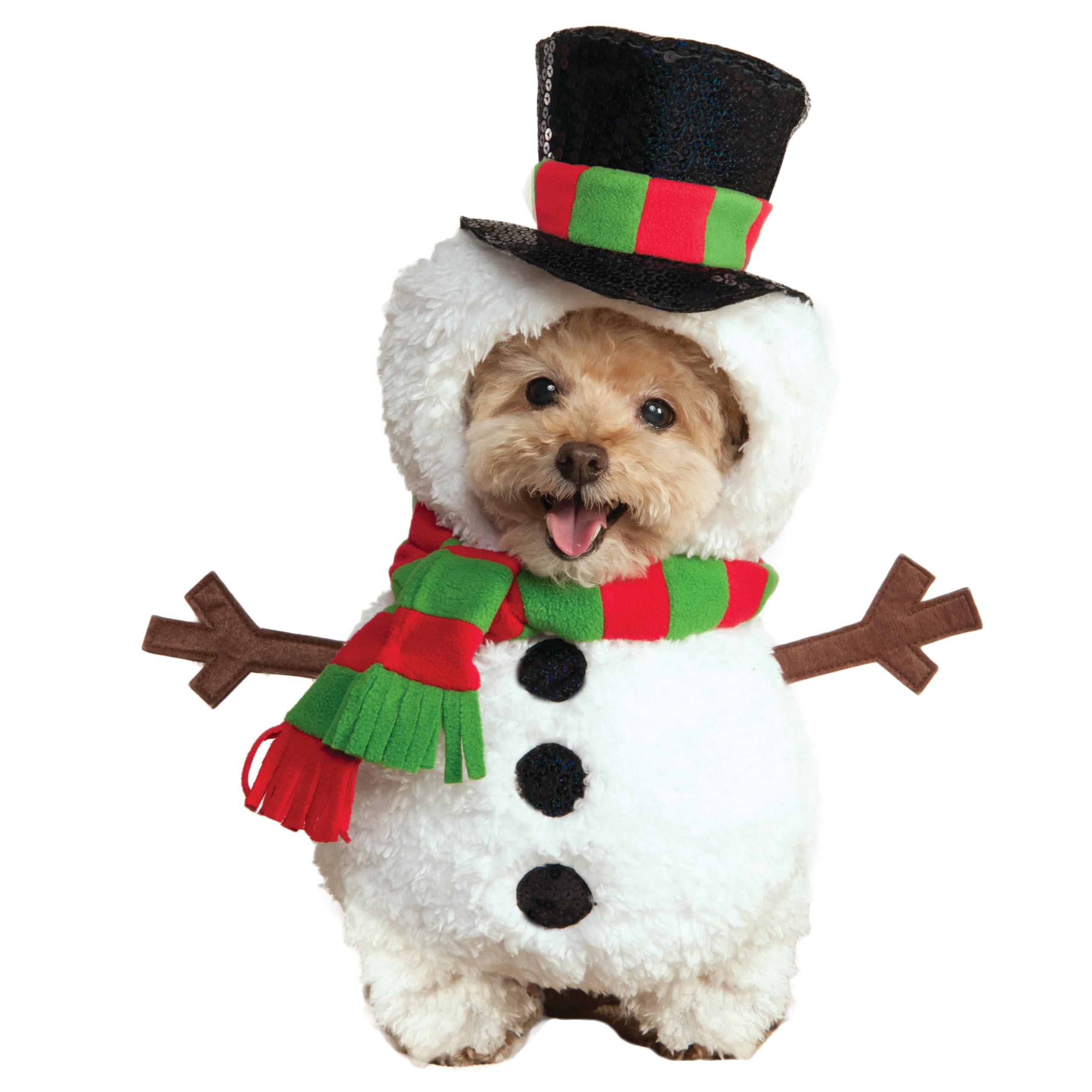 Rubie's Walking Snowman Pet Costume, Large, Multicolor