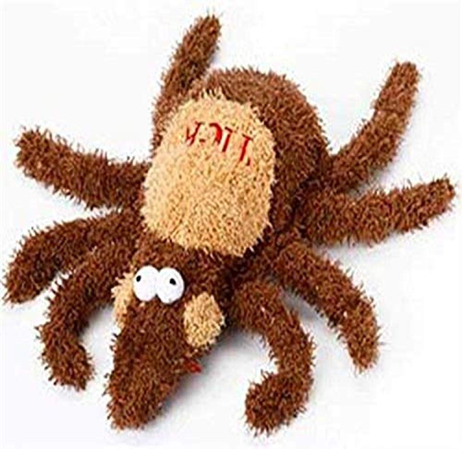 Multipet Tick Dog Toy Large 12'' | Dog Tick 12'' Pet Toy | Large Dog Toy | 12 Inch | Multicolor