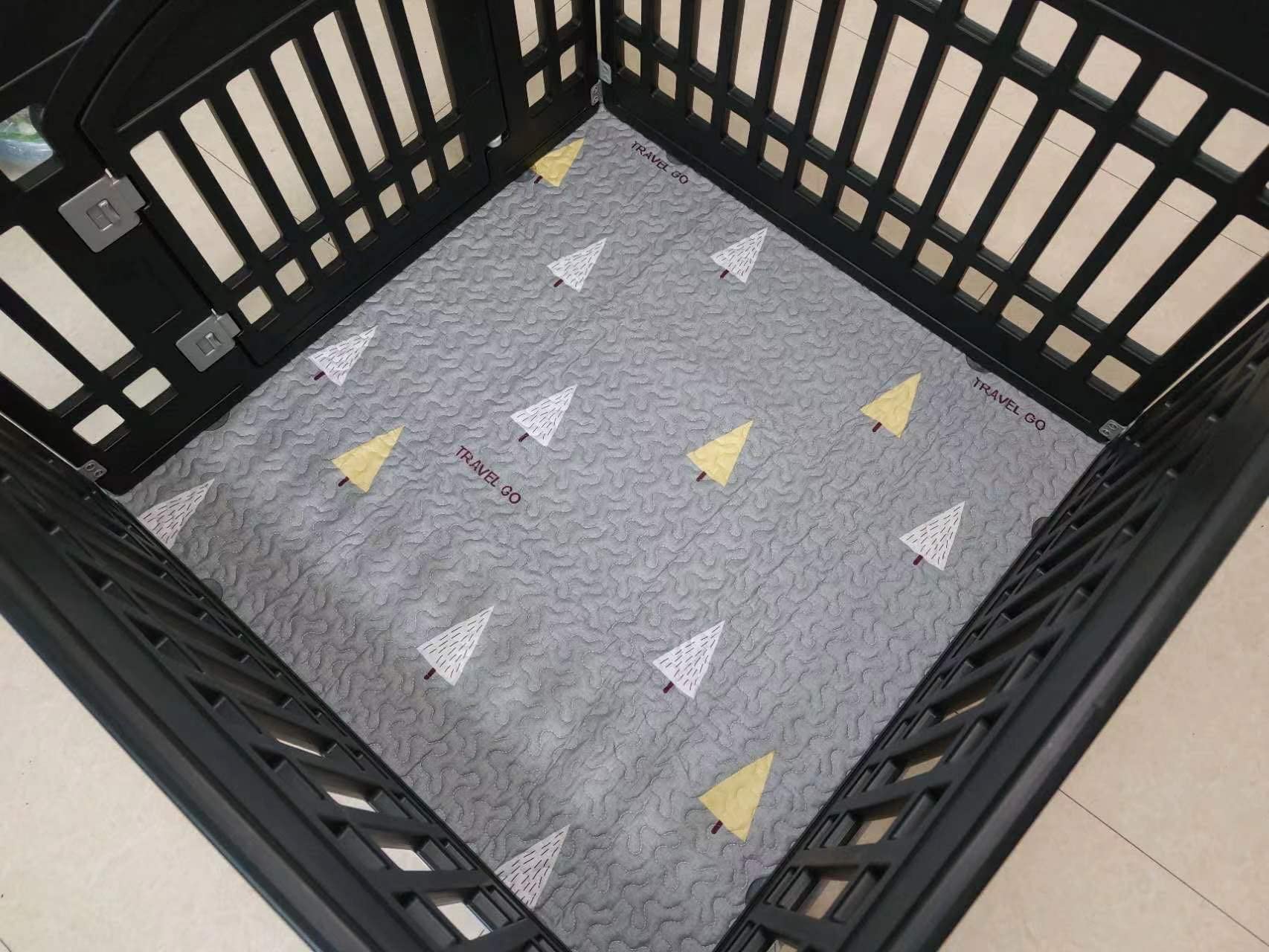 New Upgrade Dog Playpen Mat Crate Mat Puppy Pads,Leak-Proof Dog Crate Pad,Anti-Slip Bottom[Playpen Not Included !!!] Reusable Wh