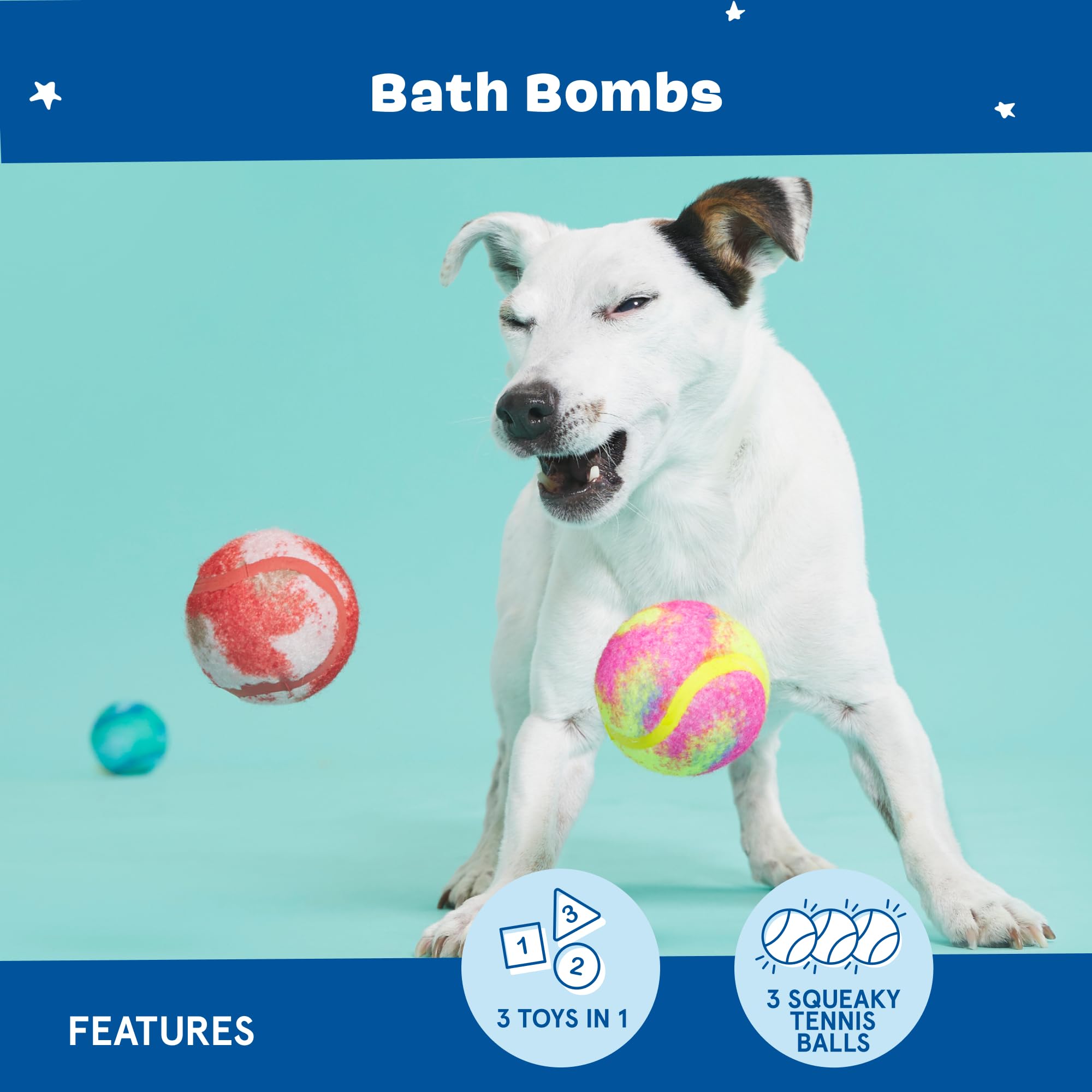 Barkbox Squeaker Ball Toys - Interactive Plush Tennis Balls for Fetch & Training - All Sizes - Perfect for Small, Medium & Large Dogs