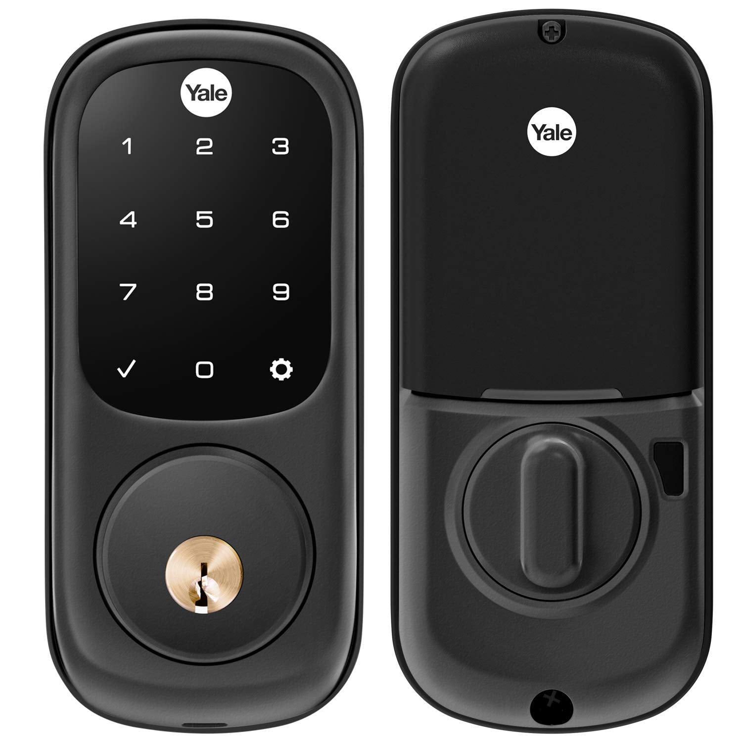 Yale Assure Lock With Z-Wave - Smart Touchscreen Deadbolt - Works With Ring Alarm, Samsung Smartthings, Wink And More (Hub Requi
