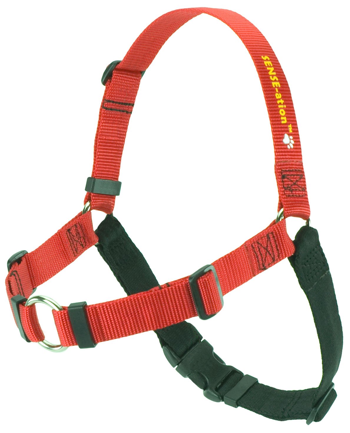 Softouch Concepts Sense-Ation No-Pull Dog Harness - Red, Large (Wide)