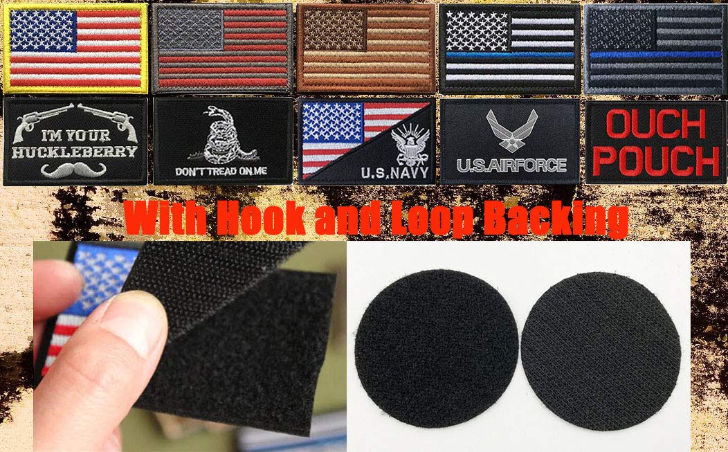 Zcketo 2 Packs Not All Disabilities Are Visible Service Dog Vests/Harnesses Dog Emblem Embroidered Hook & Loop Fastener Support