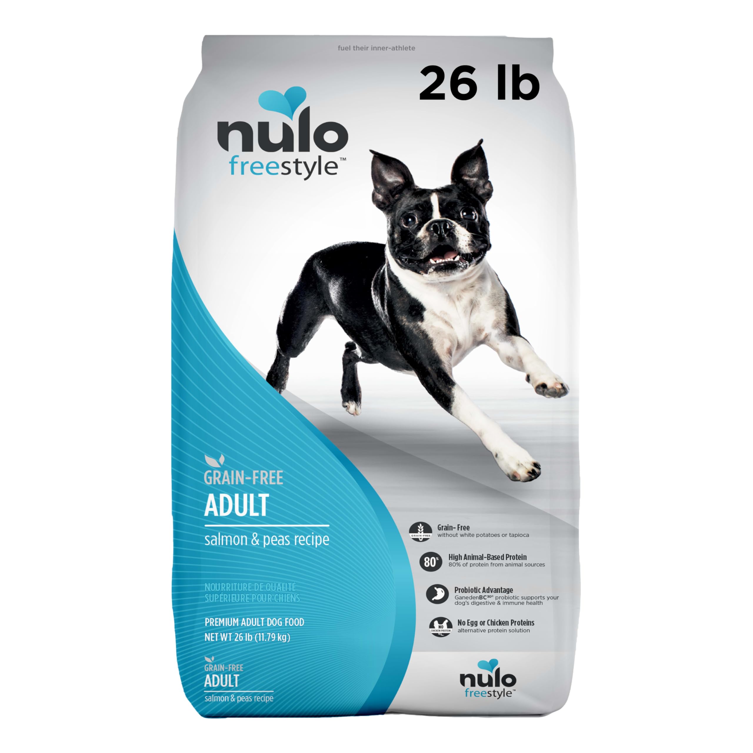 Nulo Freestyle Adult Dog Food, Premium All Natural Grain-Free Dry Small Kibble Dog Food, with BC30 Probiotic for Healthy Digesti