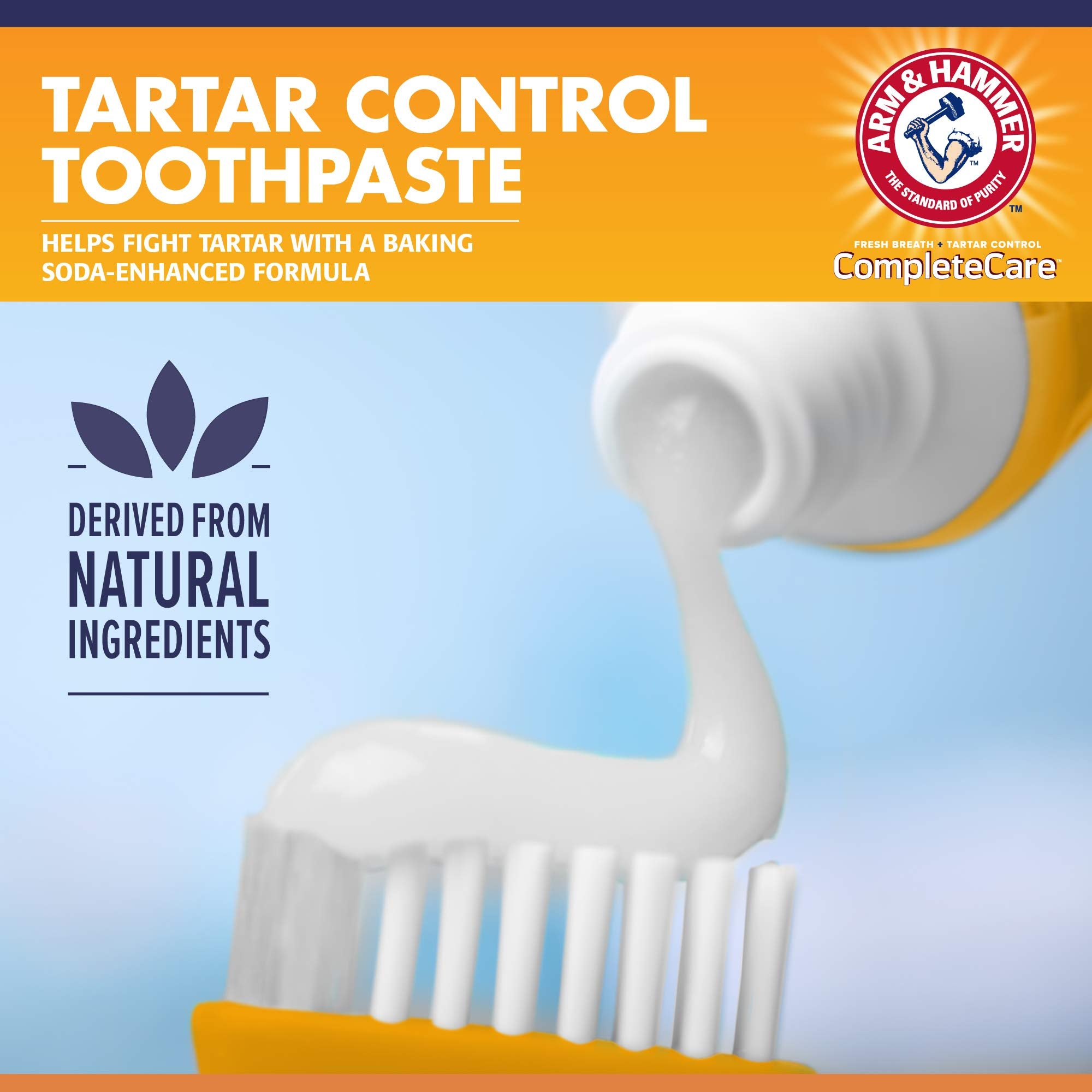 Arm & Hammer for Pets Complete Care Cat & Kitten Dental Kit | Includes 2.5 oz Tuna Flavor Enzymatic Cat Toothpaste, Cat Toothbru
