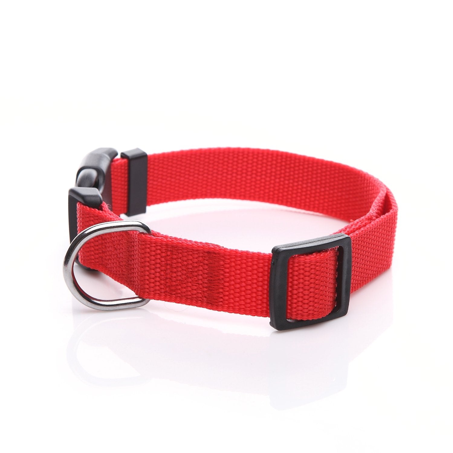 Adjustable Nylon Dog Collar, Pet Collar 1 Inch 3/4 Inch 5/8 Inch Wide, For Large Medium Small Dogs
