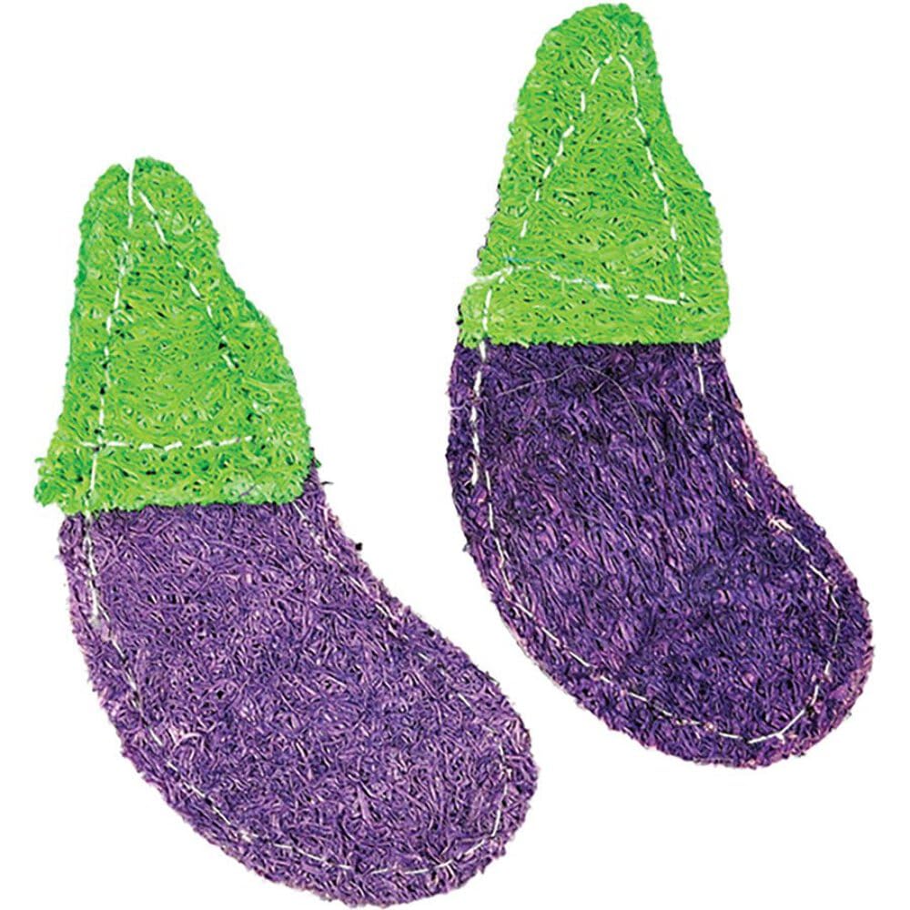 A&E Cage Company 52400986: Toy Loofah Eggplnts