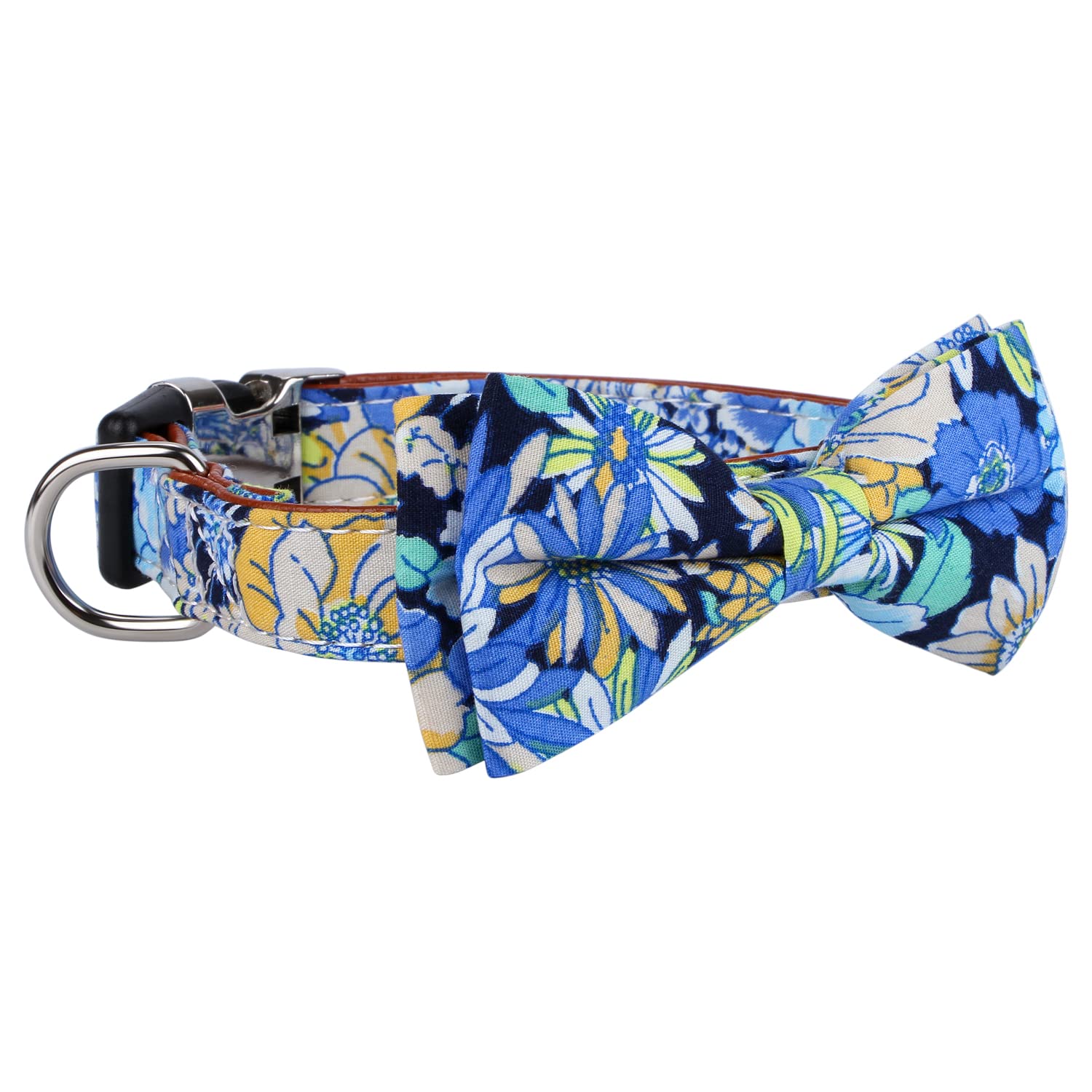 Faleela Cute Soft Girl Dog Collar With Bow, Bowtie Dog Collar For Boy,Detachable Adjustable Collar For Small Medium Large Pet
