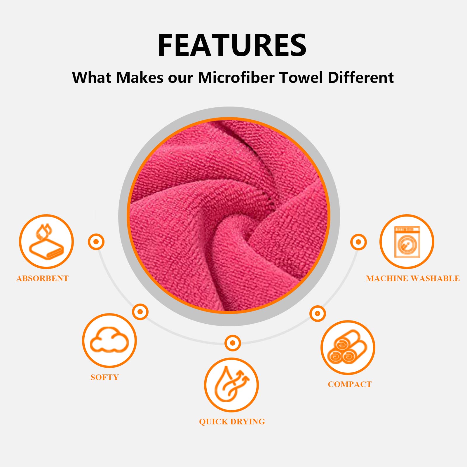 Dog Drying Coat Dressing Gown Towel Robe Pet Microfibre Super Absorbent Anxiety Relief Designed Puppy Fit For Xs Small Medium Large Dogs - Red - Xxlarge 0584