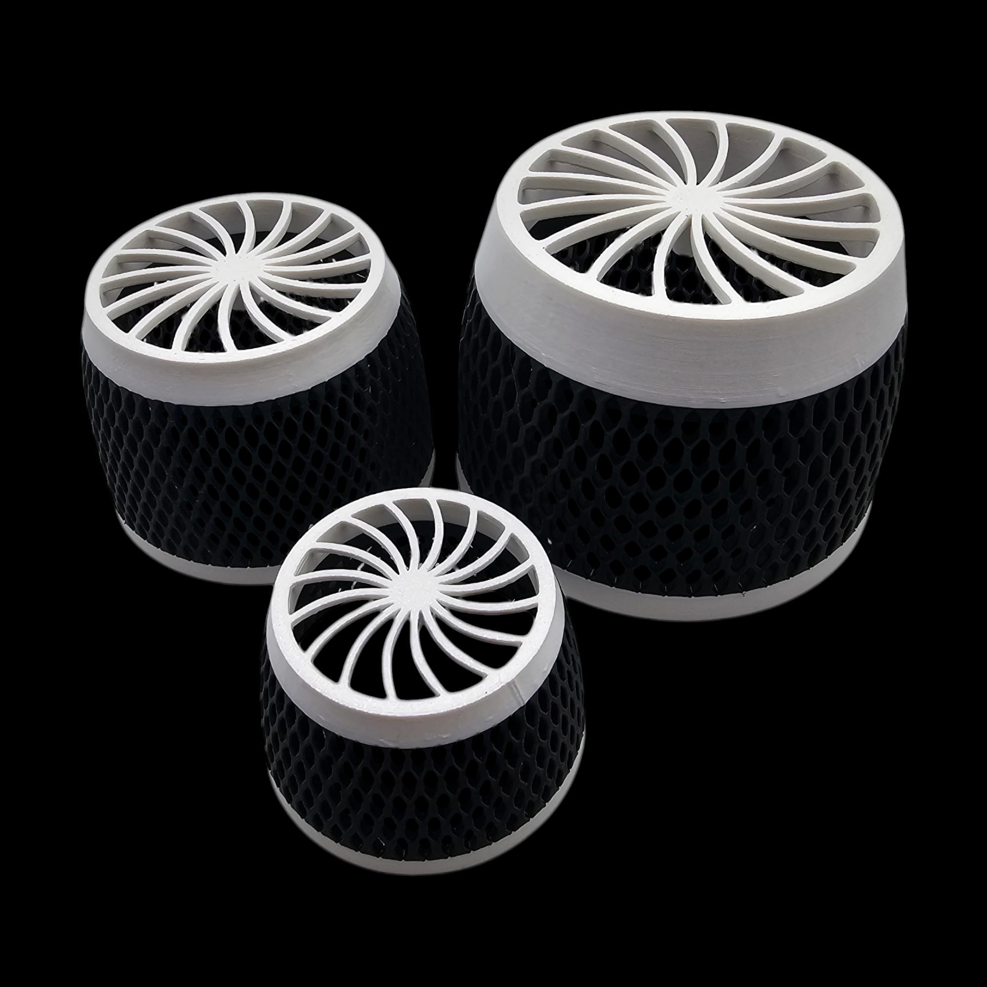 Anemone Guard Nem Guard Direct Replacment For Ecotech Marine Vortech Mp10 & Mp40 & Mp60 (White-Black-White (Tri-Color), Mp60)