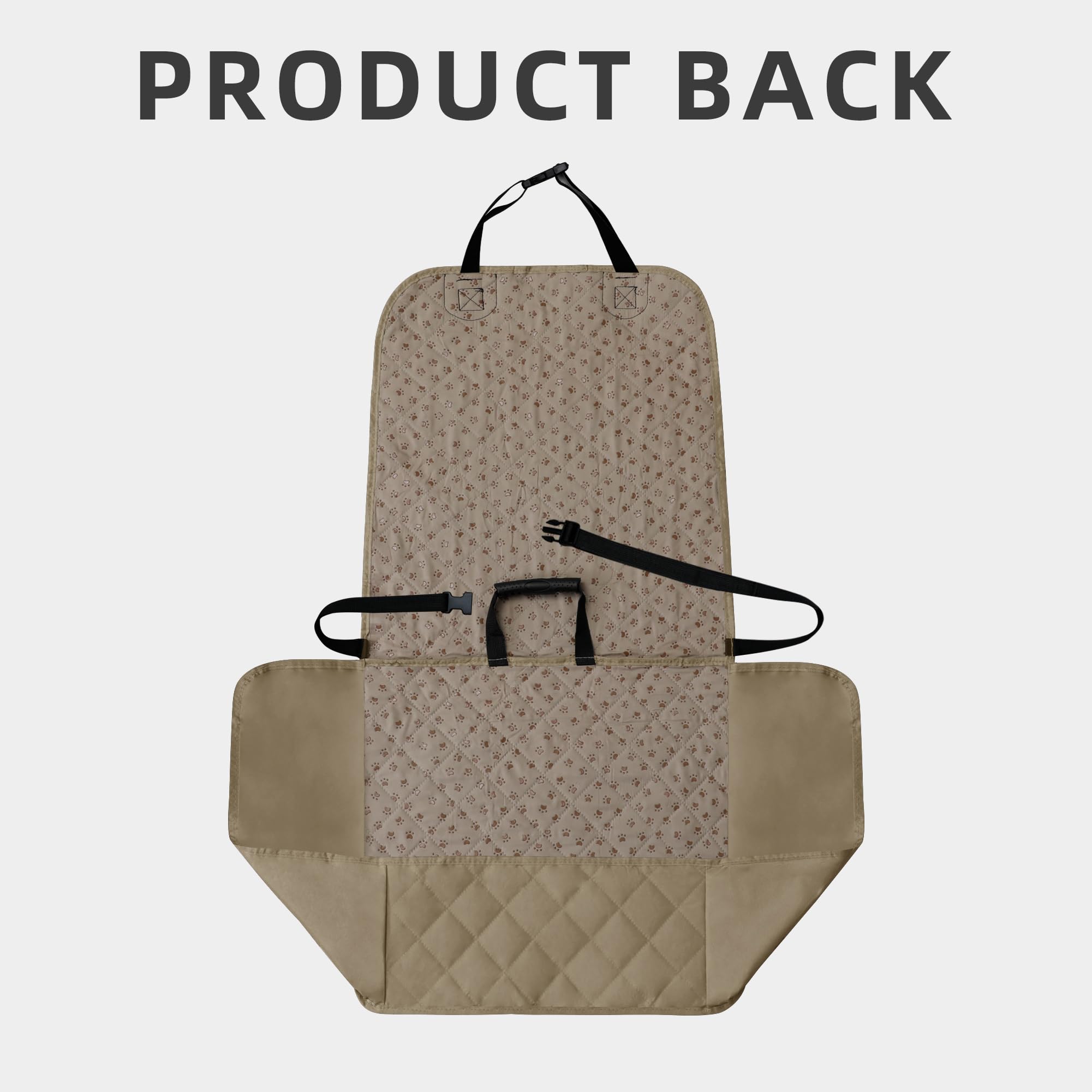 Easy-Going Waterproof Dog Car Seat Cover, Pet Front Cover For Cars, Durable And Nonslip Dog Seat Protector For Trucks, Jeep, Suv