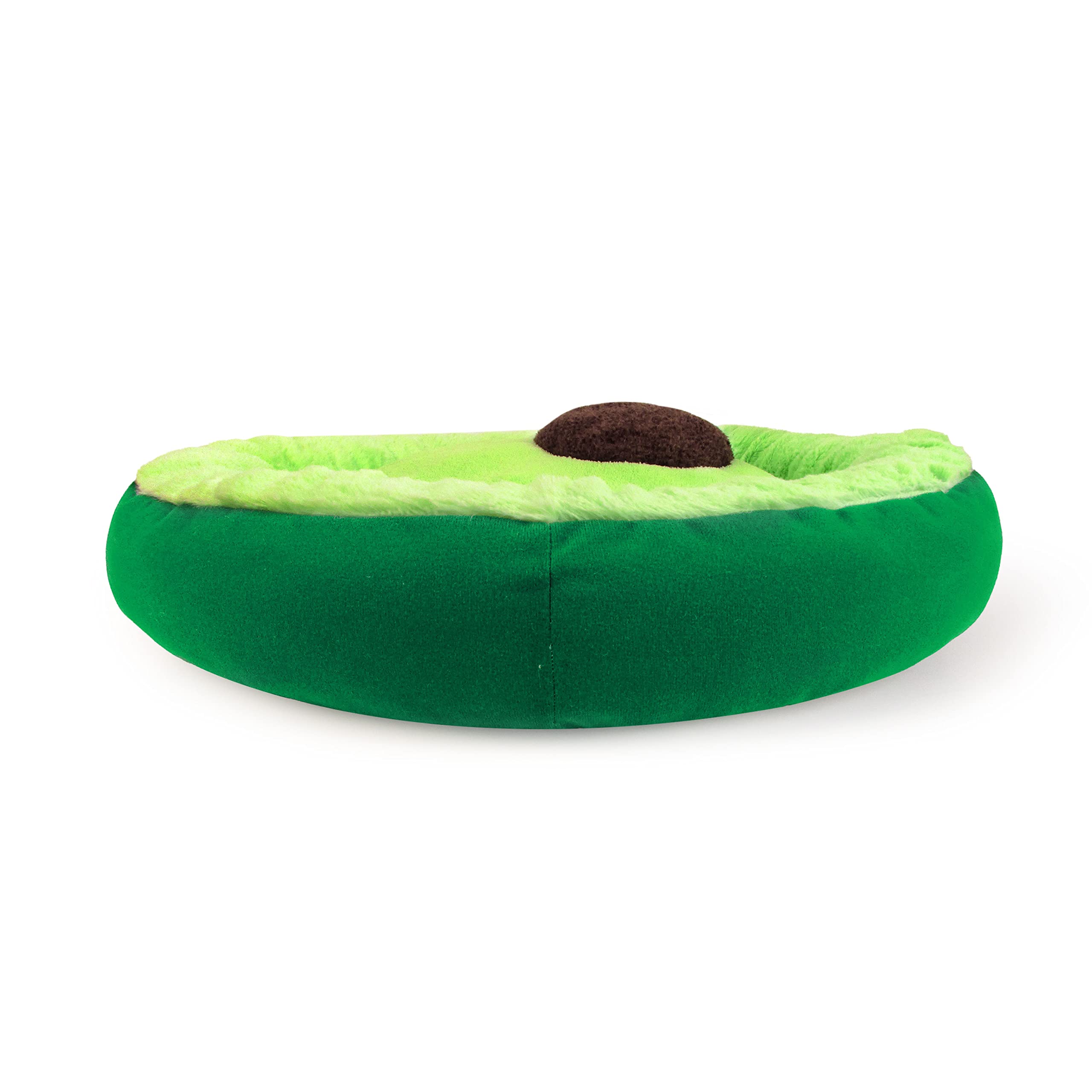 Tonbo Soft Plush Small Cute And Cozy Avocado Dog Cat Bed, Washer And Dryer Friendly (Avocado)