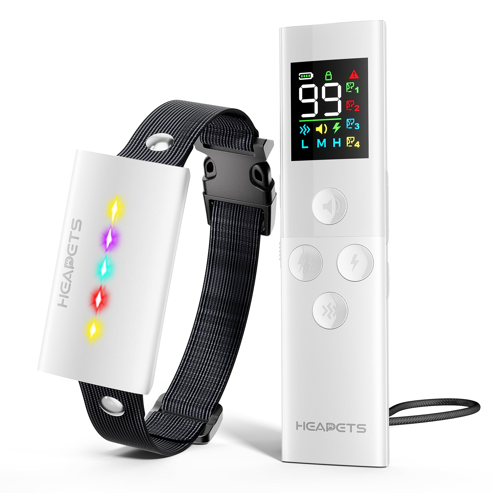 Dog Training Collar With Remote Control, 1600Ft Electric Collars For Dogs 8-120 Lbs, Ip67 Waterproof Collar With Safe Static, Be