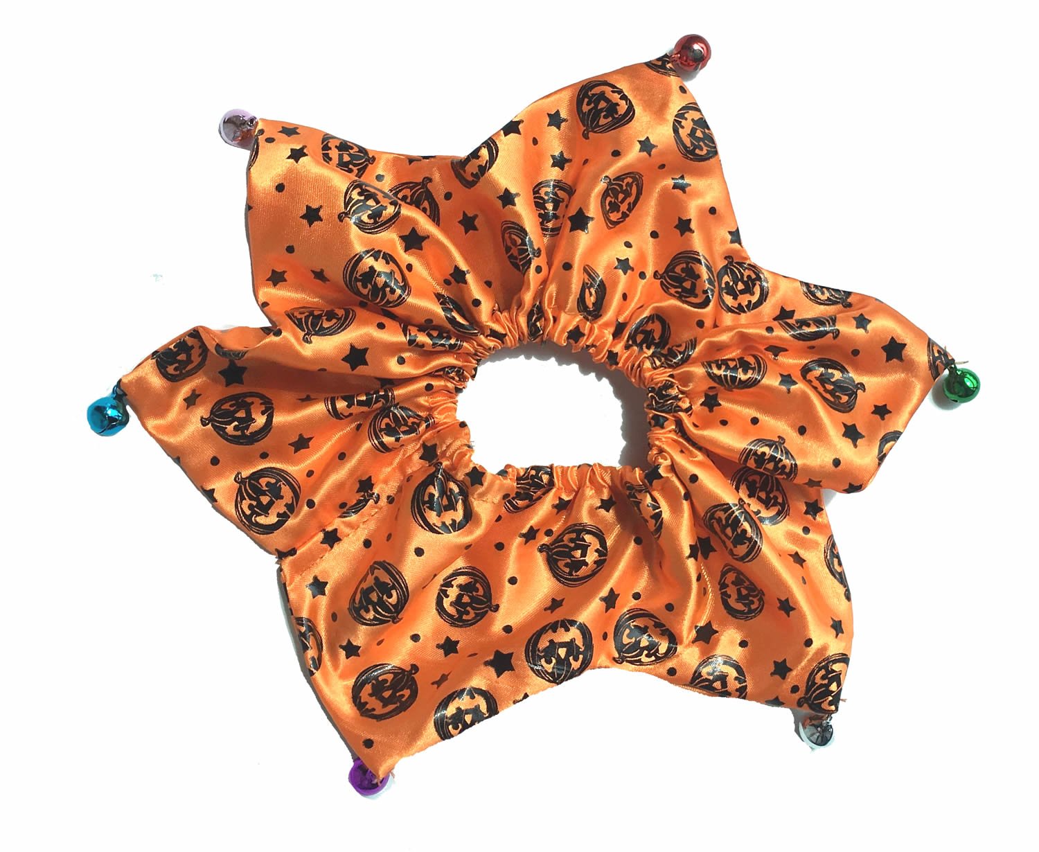 Halloween Pet Holiday Accessories Cat Costume for Halloween, Pumpkin Collar Orange