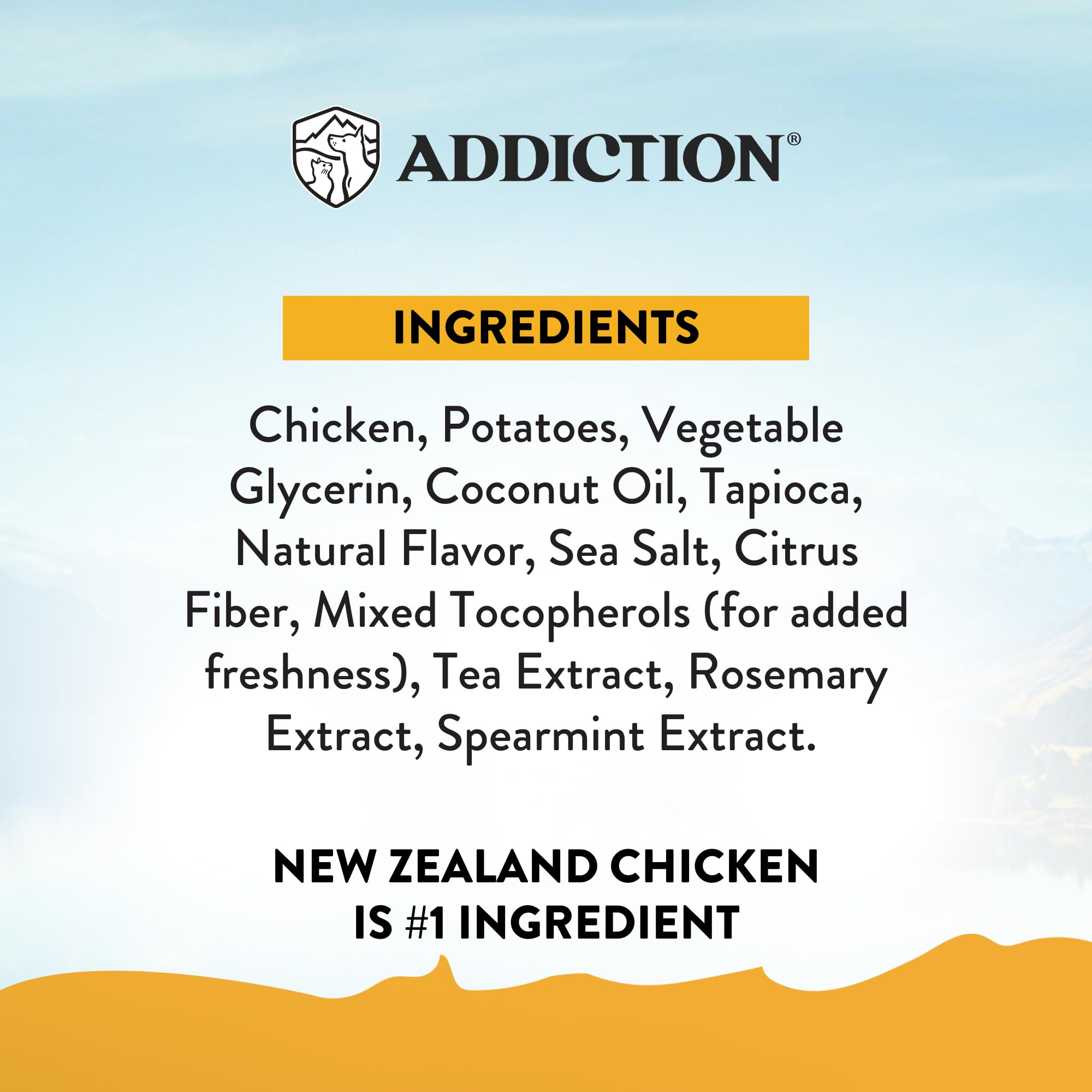 Addiction Meaty Bites Chicken Recipe - Dog Treats - Crafted in New Zealand - High Meat Content - Grain and Gluten-Free - Soft an