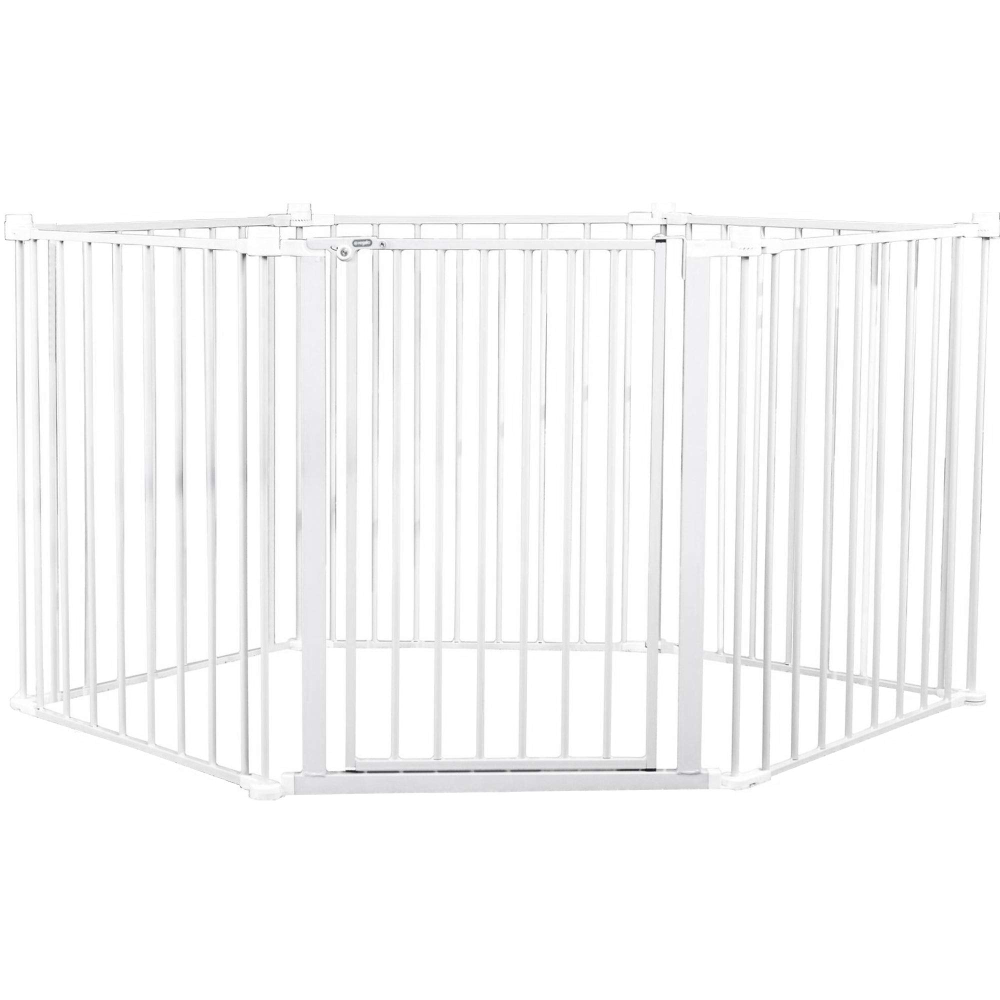 Regalo 194-Inch Super Wide Adjustable Baby Gate and Play Yard, 2-In-1, Bonus Kit, 4 Count (Pack of 1)