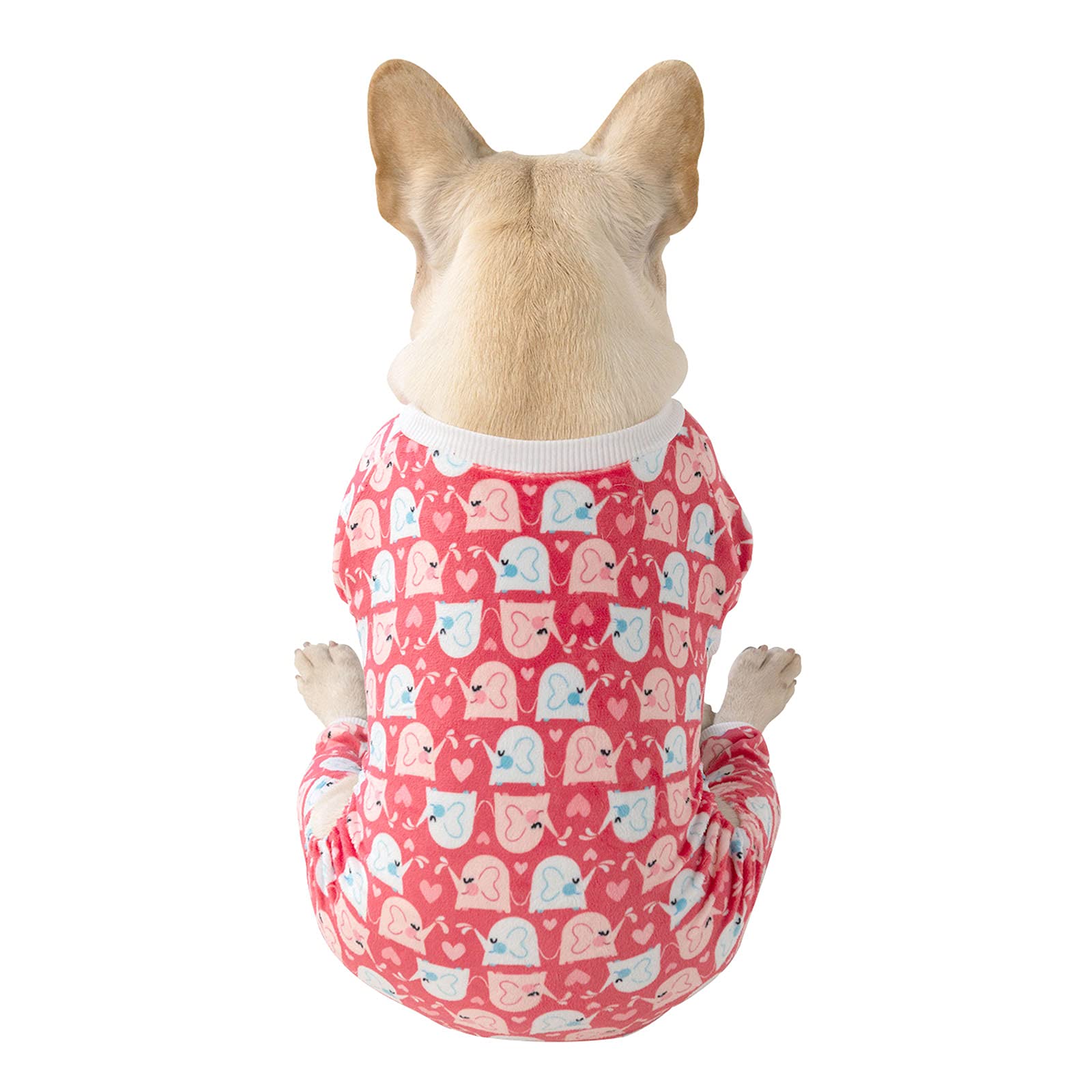 Cutebone Dog Pajamas Cute Cat Clothes Pet Pjs Soft Onesie For Small Dogs P145M