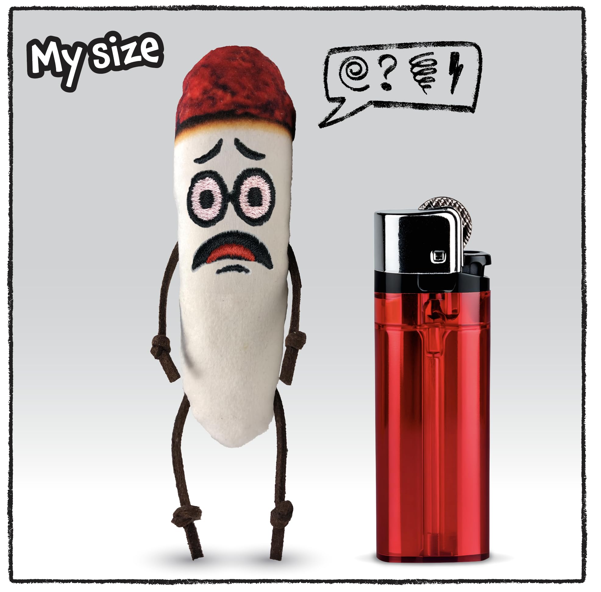 Lit Labs Kittie Doobs Adventure Toys - Funny Catnip Joints For Cats With Dried And Organic High Potency Catnip - Fear Theme