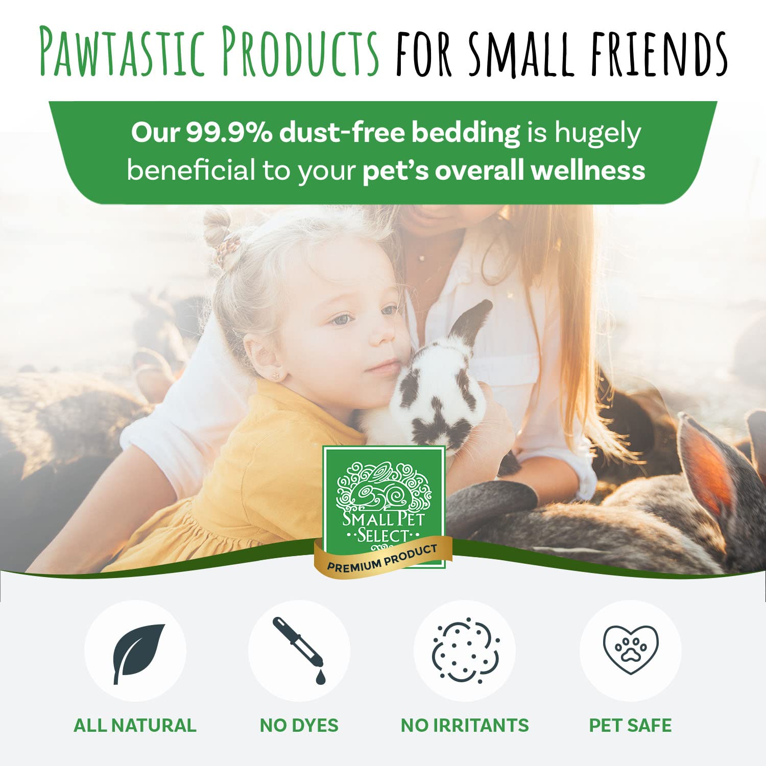 Small Pet Select Premium Natural Aspen Bedding, Animal Bedding For Small Indoor And Outdoor Pets, Made In The Usa, Jumbo Size 28