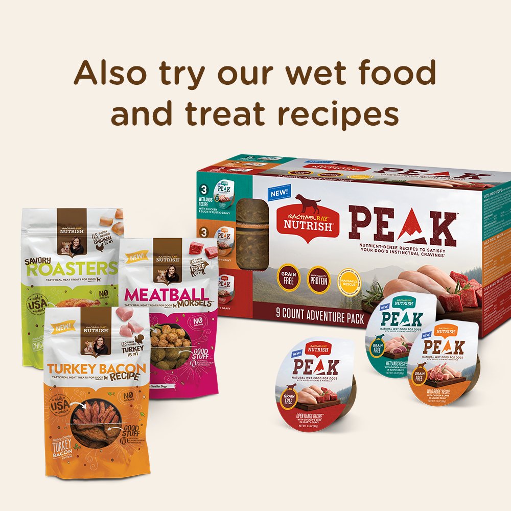 Nutrish High Protein Beef, Potato & Peas Recipe with Venison & Lamb Dry Dog Food, 23 lb. Bag (Rachael Ray)