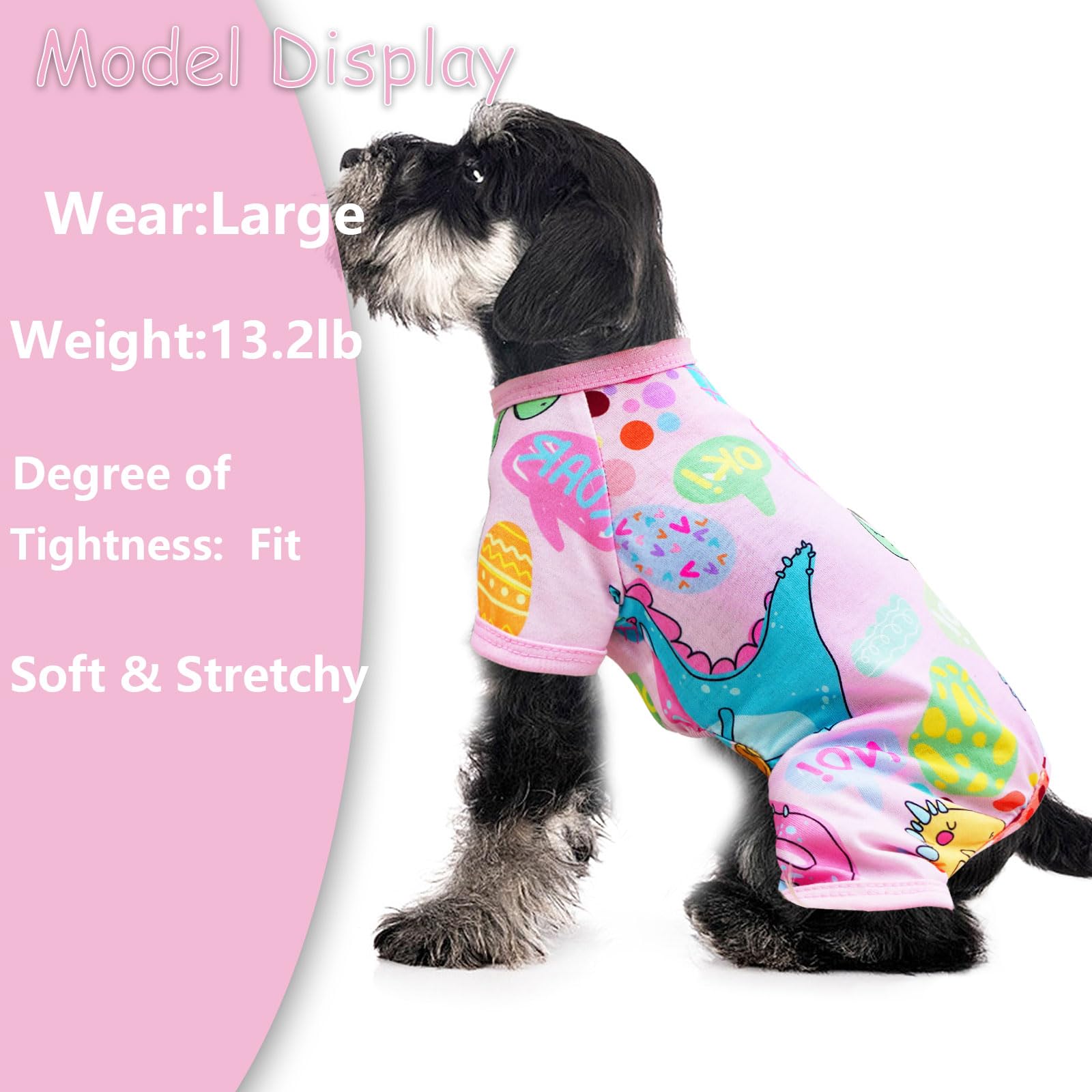 Puppy Clothes Dog Pajamas Summer Dog Clothes For Small Medium Dogs Girl Boy Cute Soft Puppy Pjs Clothes Doggie Onesies Cat Pet J