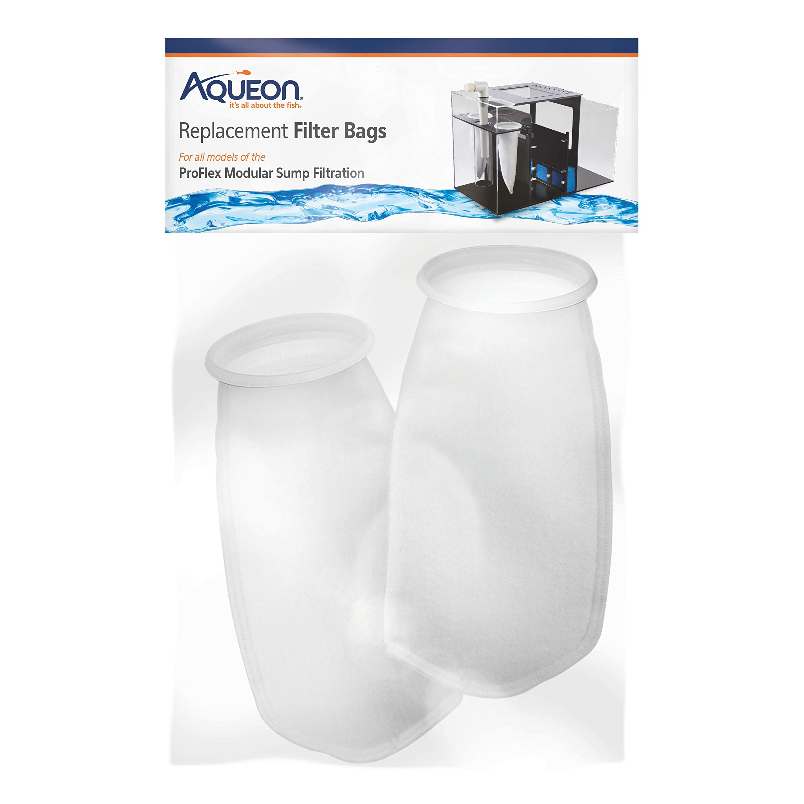 Aqueon Proflex Modular Sump Filtration Replacement Filter Bags 2 Pack 2 Pack