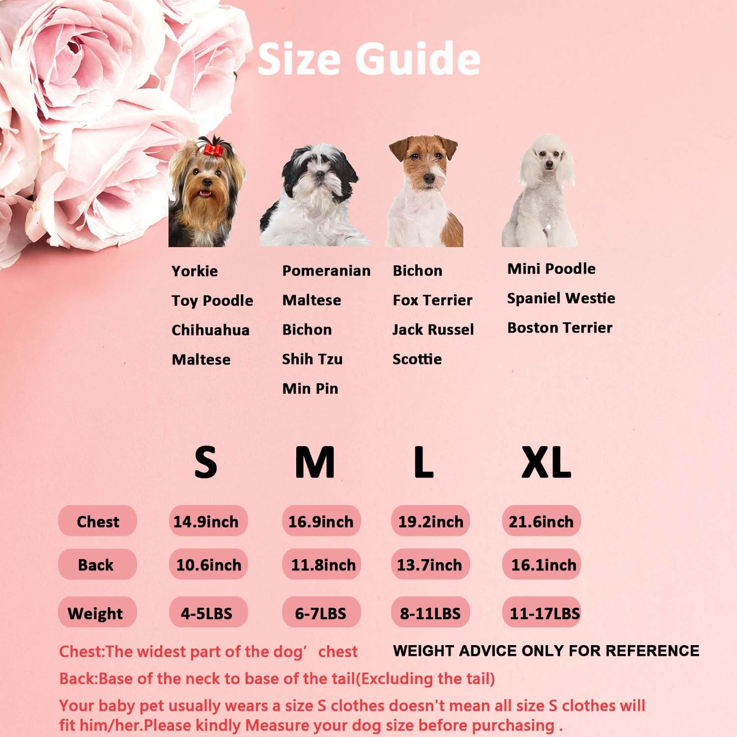 Muyaopet Pink Dog Dress Dog Pet Cat Valentines Clothes Outfit Flower Tutu Skirt Dresses For Small Dogs Cat Girl (I Love You, S)