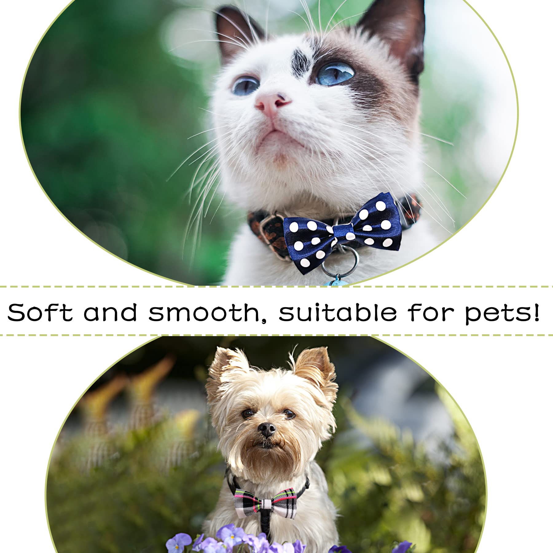 Pet Show Small Dogs Collar Bowties Attachment Charms For Puppies Cats Embellishment Collars Accessories Bows Ties For Birthday Parties Holiday Wedding Supplies