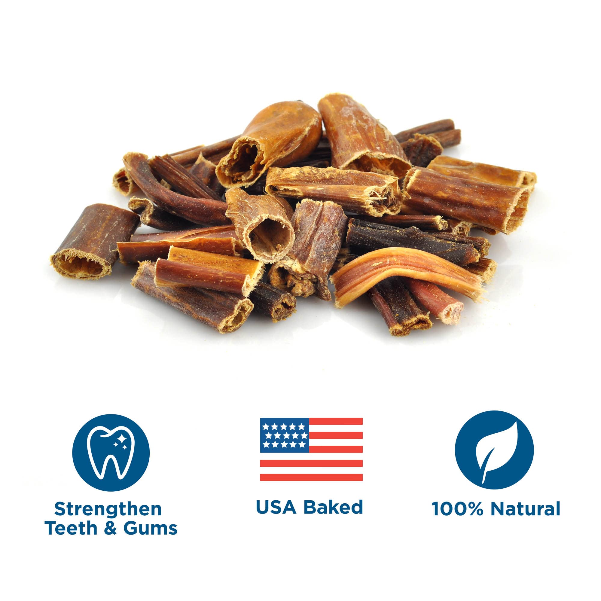 Best Bully Sticks Gullet Jerky Bites - 1.5 lb (Pack of 1) - Natural Rawhide-Free, Crunchy Training Treat