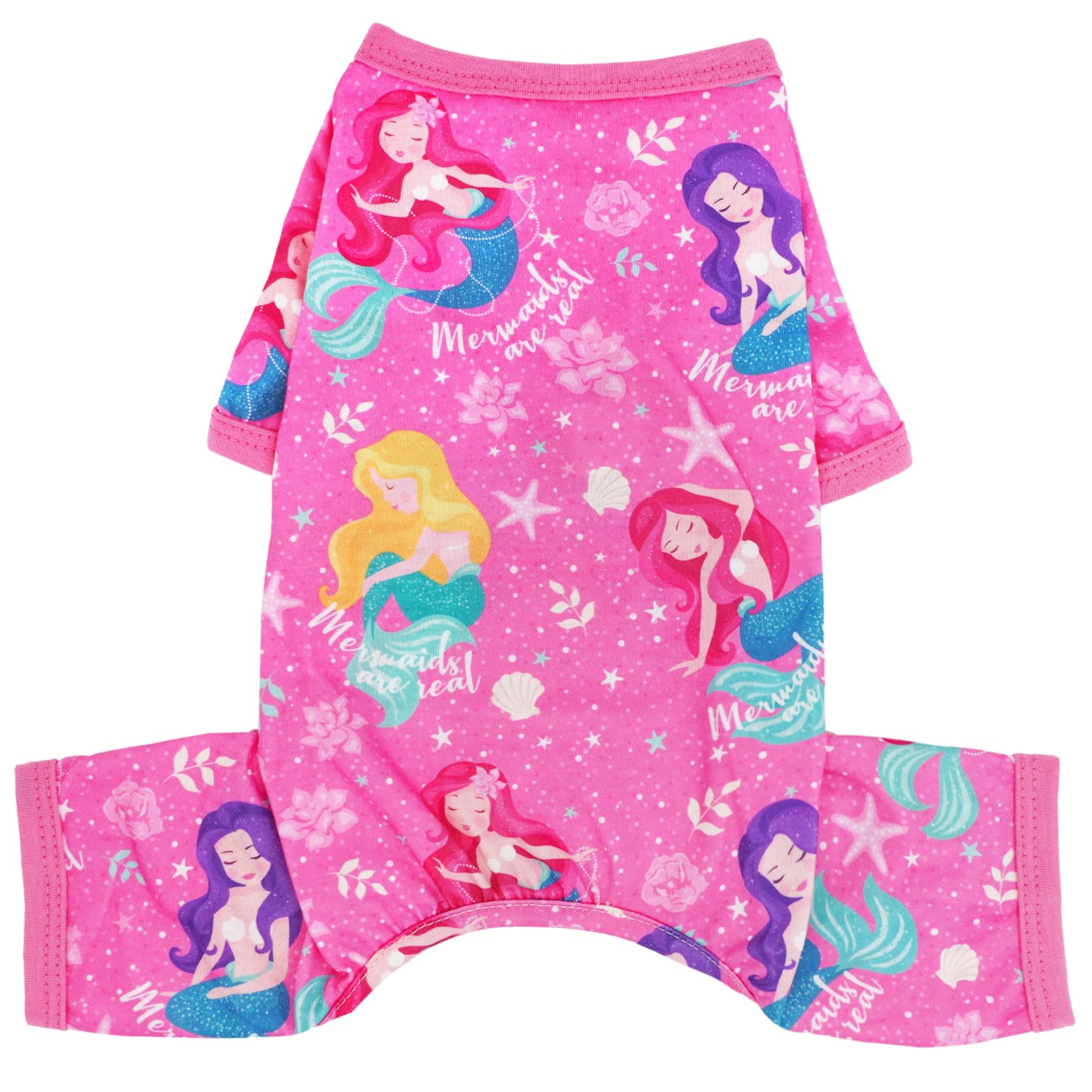 Dog Clothes For Small Medium Dogs Summer Cute Dog Pajamas Boy Girl Dog Pjs Soft Stretchy Doggie Puppy Clothes Cat Pet Jammies Ou