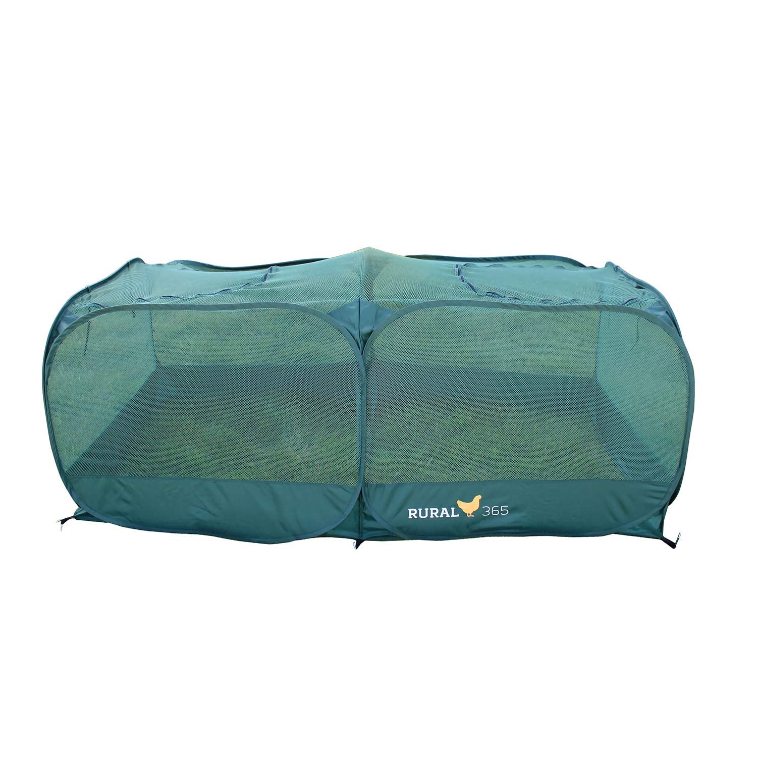 KEXMY Rural365 Portable Chicken Run - Large Pop-Up Chicken Pen for Small Animals - Outdoor Pet Enclosure Outdoor Rabbit Run