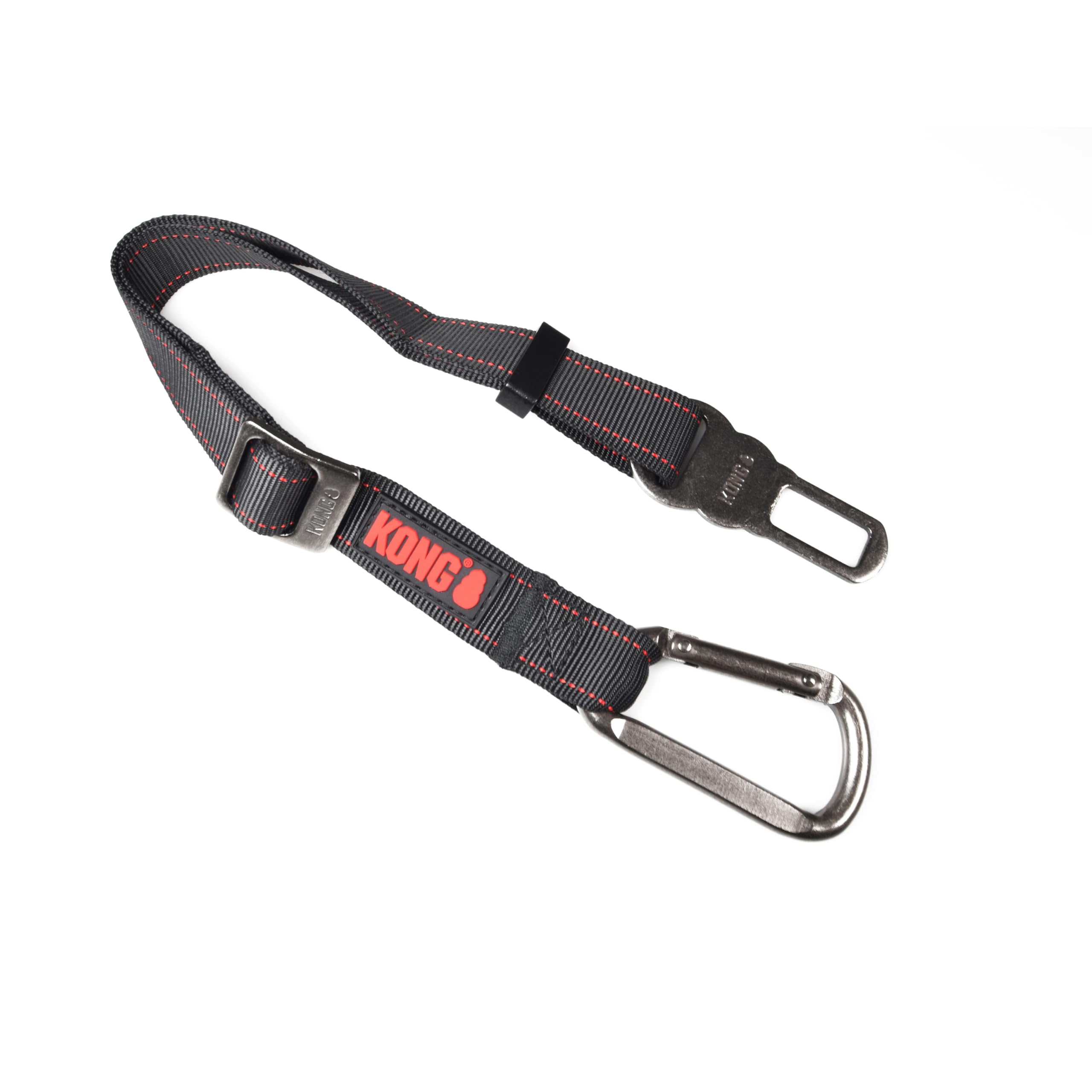 KONG Dog Seat Belt Tether - Attaches to Harness for Safe Travel & Car Rides
