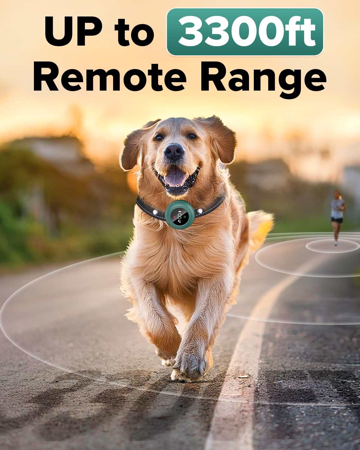 [New 2025] 2-In-1 Dog Shock Collar & Bark Collar - 3300Ft Dog Training Collar With Remote, Automatic Anti-Barking, 5 Adjustable