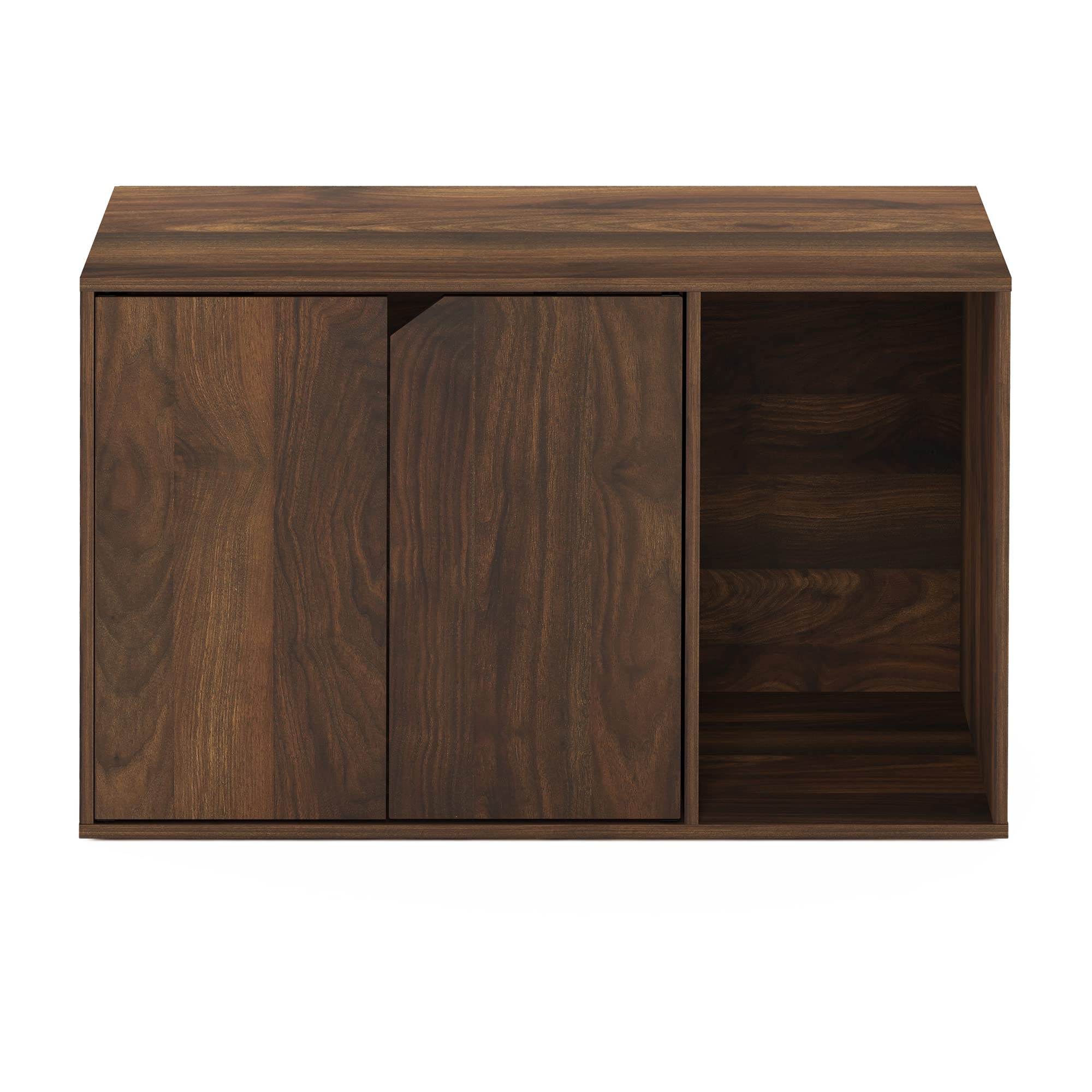 Furinno Peli Litter Box Enclosure, Columbia Walnut