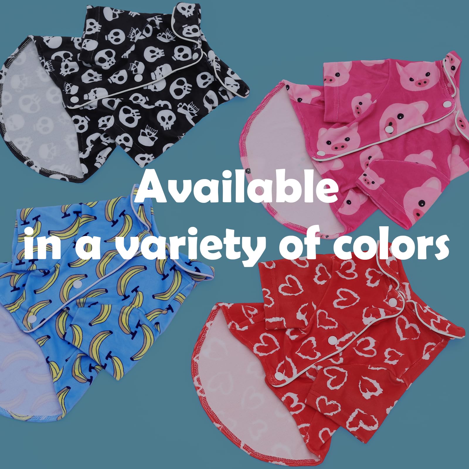 Cutebone Two-Leg Spandex Crystal Velvet Pet Pajamas - Soft, Cozy, And Stretchy Sleepwear For Dogs And Cats Ltp01M