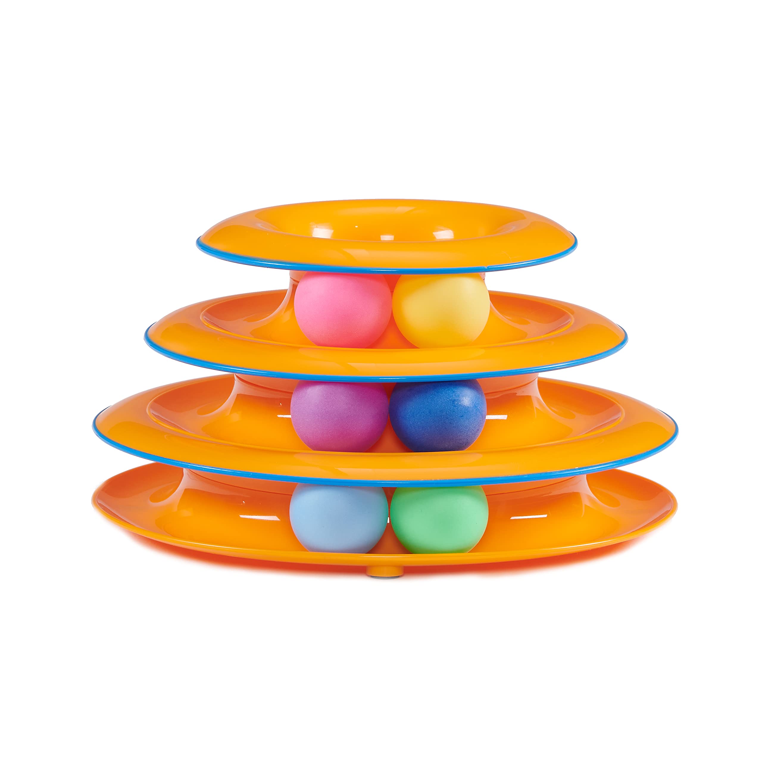 Petstages Replacement Balls For Cat Track Toy, Multiple Colors - 6 Pack
