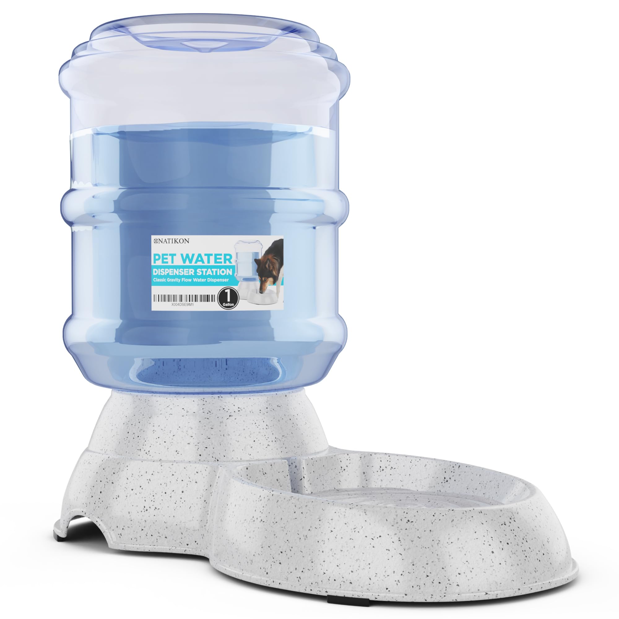 Automatic Pet Waterer Dispenser With Bpa-Free Design - 1 Gallon Capacity, Convenient Waterer Solution Ideal For Dogs And Cats Sm