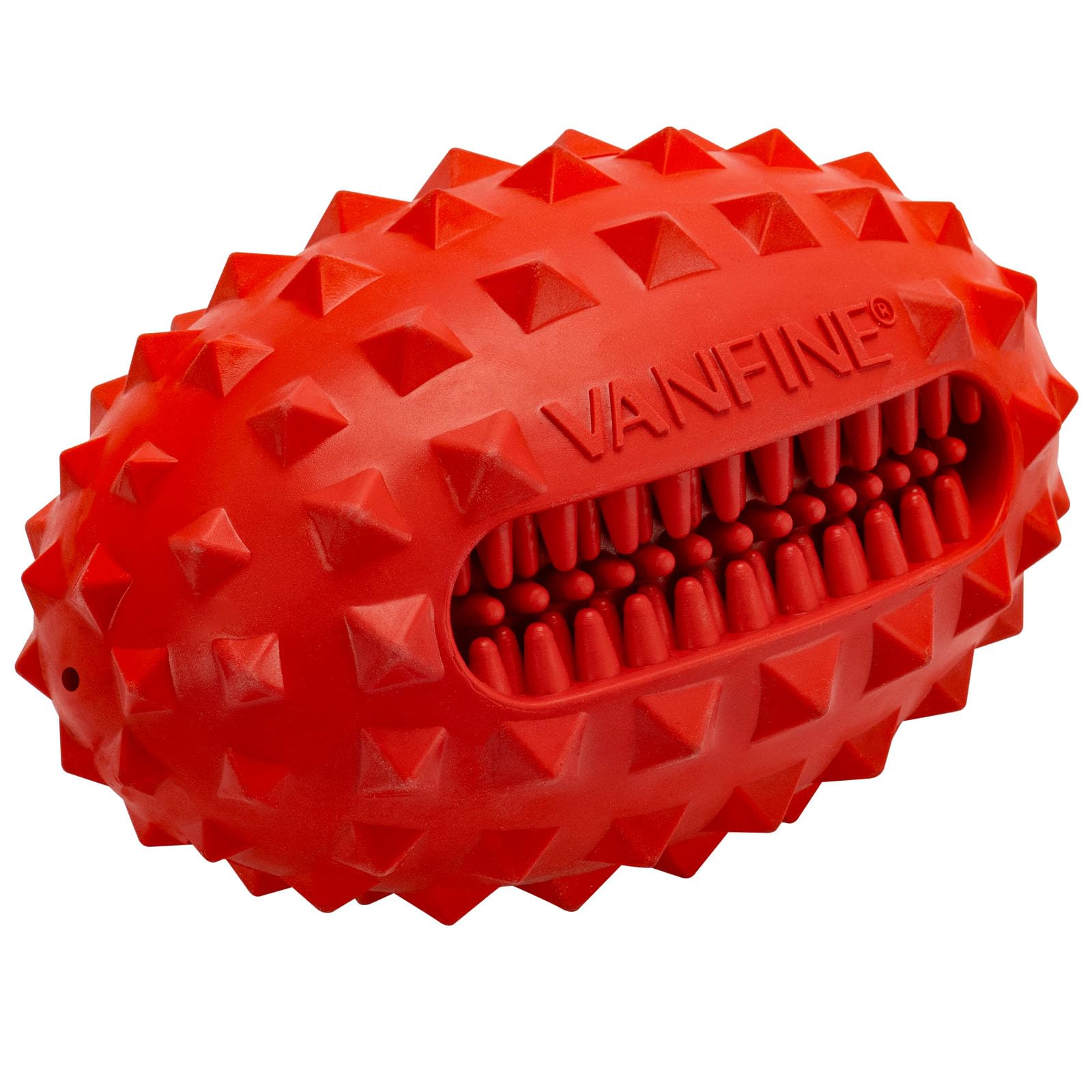 VANFINE Dog Squeaky Toy - Tough Durable Rubber Chew Toy for Large Aggressive Chewers - Medium/Large Size