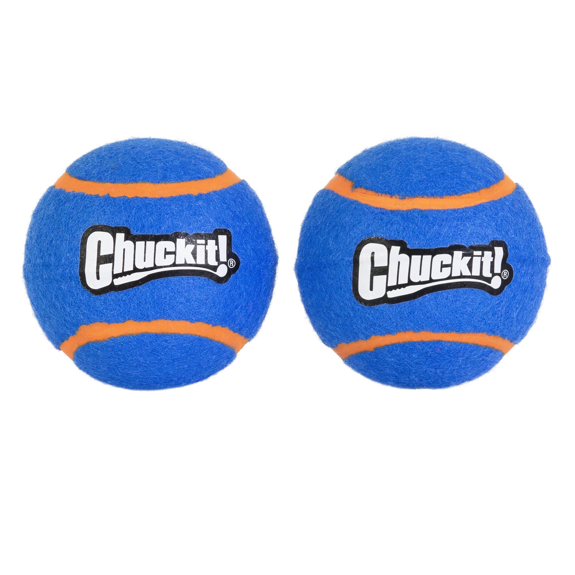 Chuckit! Squeaker Tennis Ball Dog Toy, Large (3 Inch Diameter) Pack of 2, for Breeds 60-100 lbs
