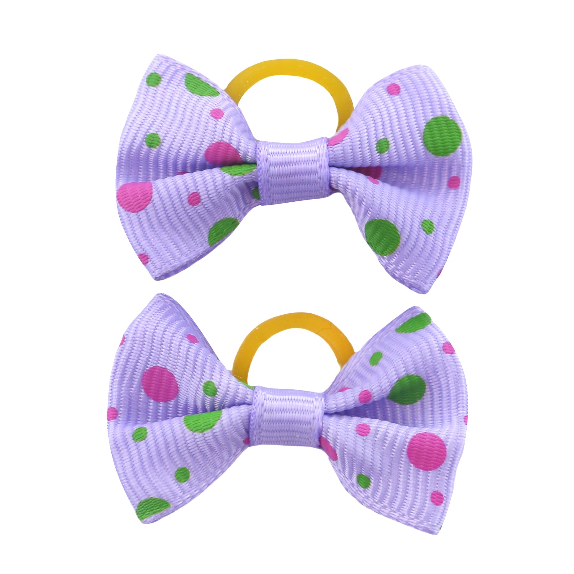 Puppy Hair Bows Small Dog: Mini Rubber Bands 60pcs