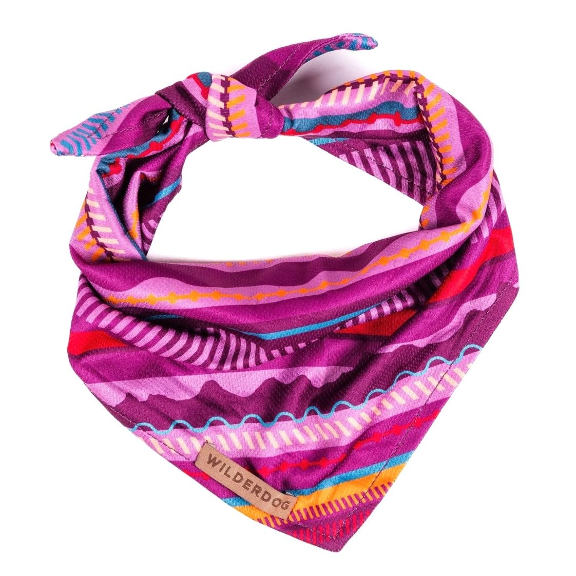 Wilderdog Dog Bandana With Lightweight Quick Drying Poly-Blend Mesh Material In Dawn