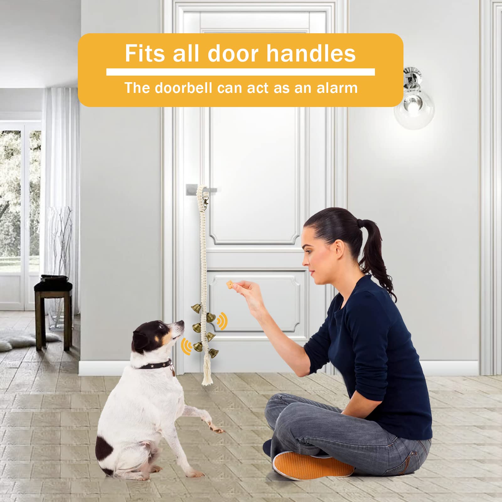 Dog Bell For Potty Training And House Training 2-Pack For Puppy Ring Out Training Puppy Supplies Dog Training Bell