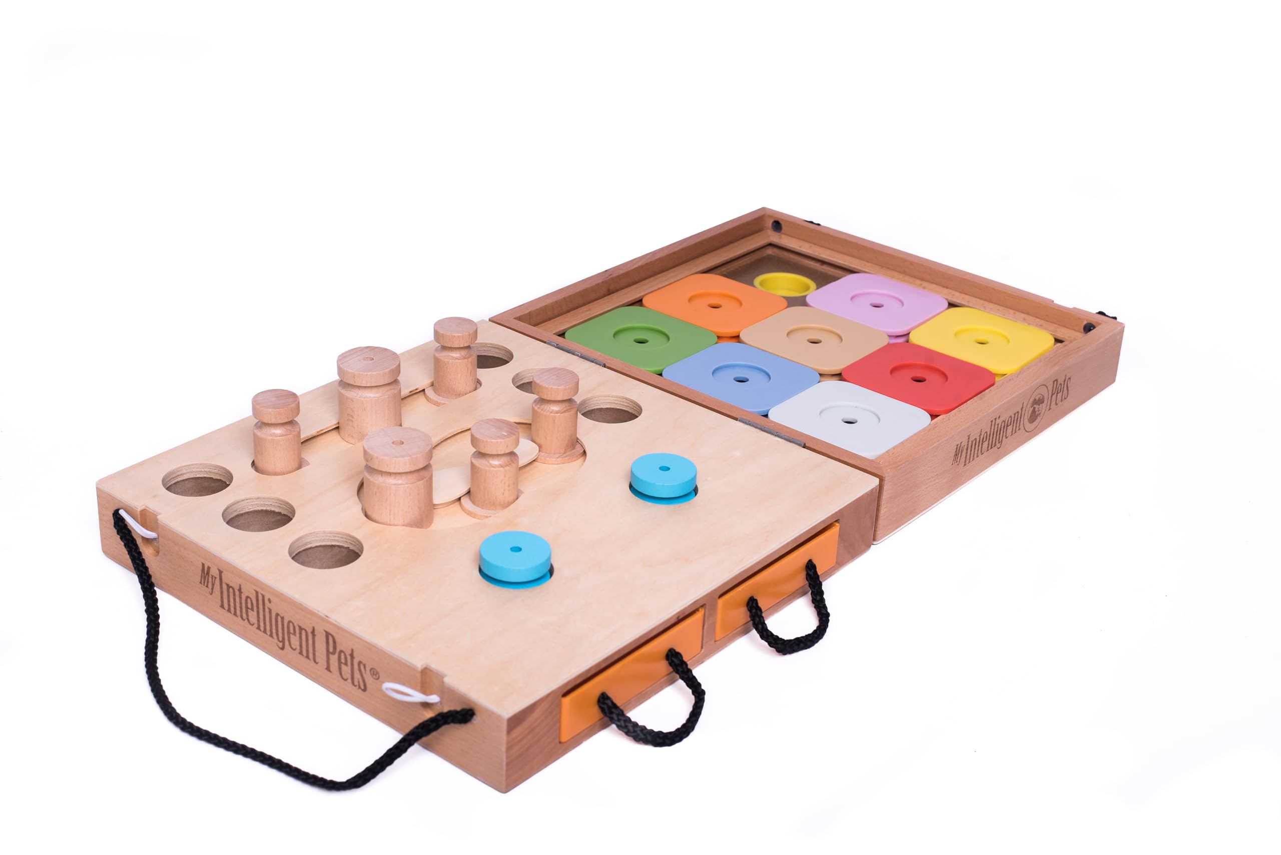 My Intelligent Dogs Travel Dog - Portable 2-in-1 Interactive Puzzle Toy and Brain Game for Dogs, Ideal for Mental Stimulation, D
